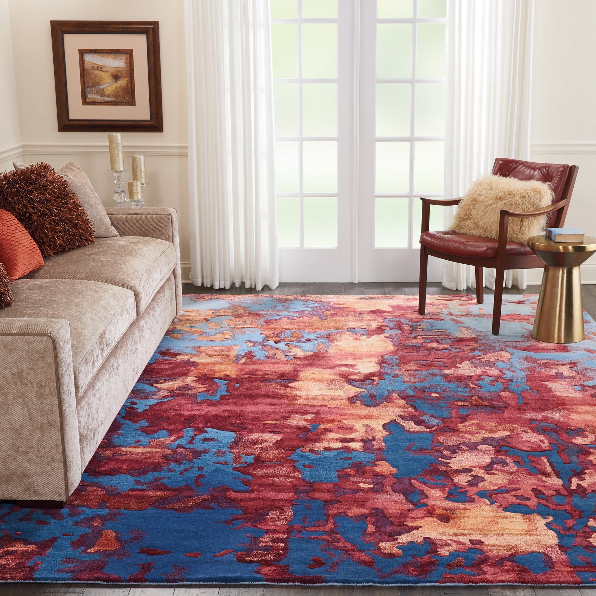 Prismatic PRS13 - Blue Flame Rug