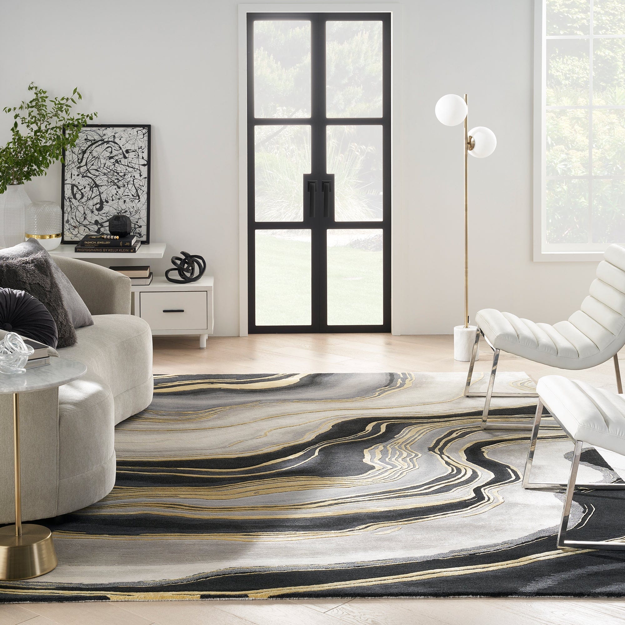 Prismatic PRS31 - Charcoal Grey Rug