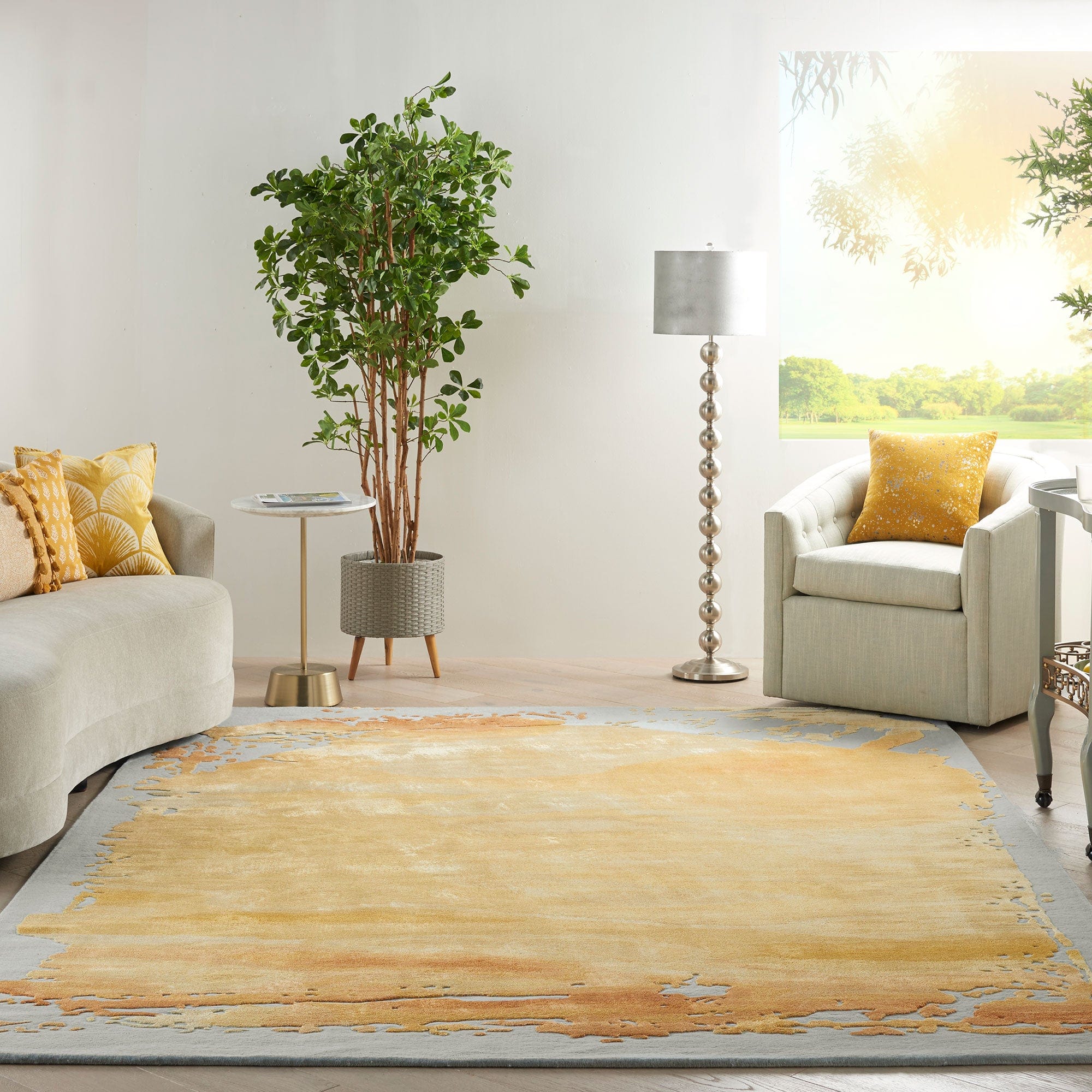 Prismatic PRS19 - Grey Gold Rug