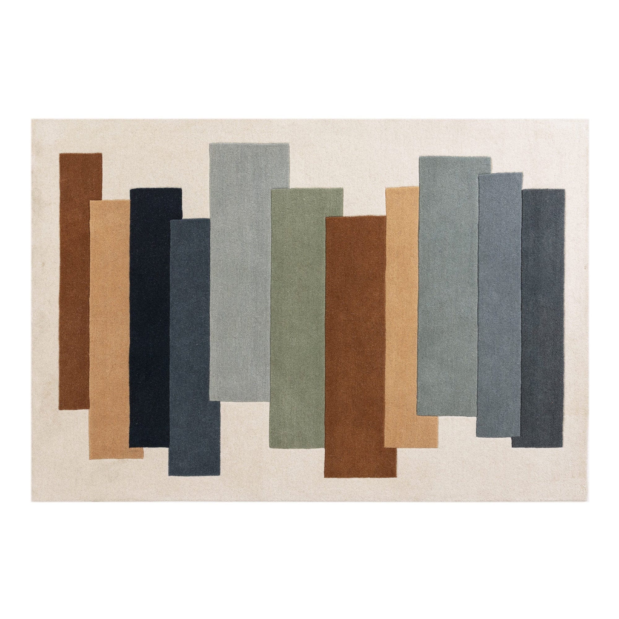 Reef Stacks - Rug Green 200cm x 290cm