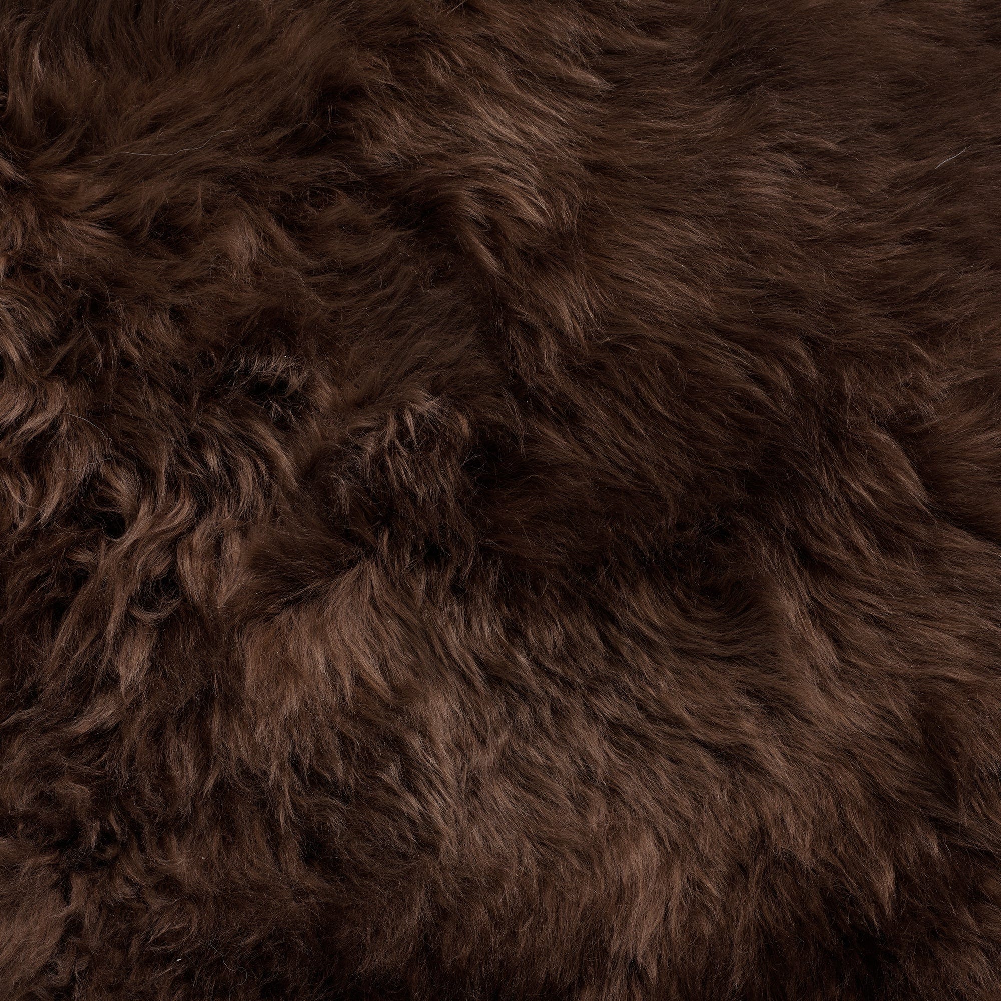 Sheepskin - 6 Piece Rug Dark Brown