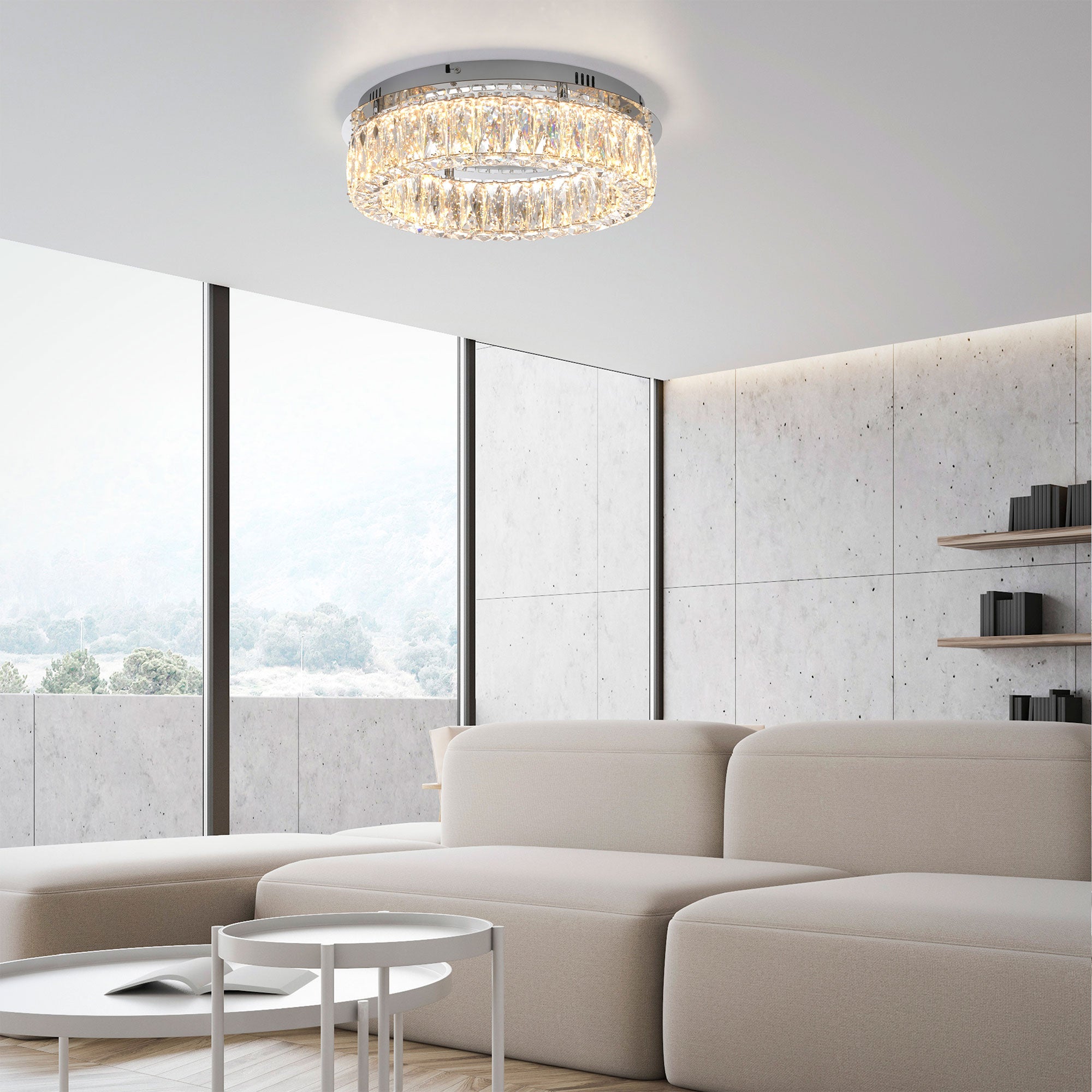 Coronet - Crystal Ceiling Light