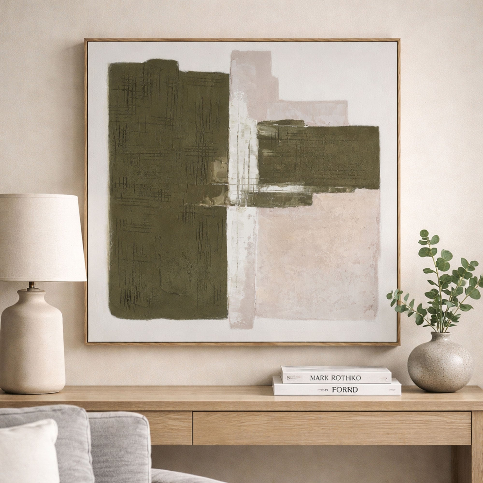 Loden - Framed Canvas Wall Art