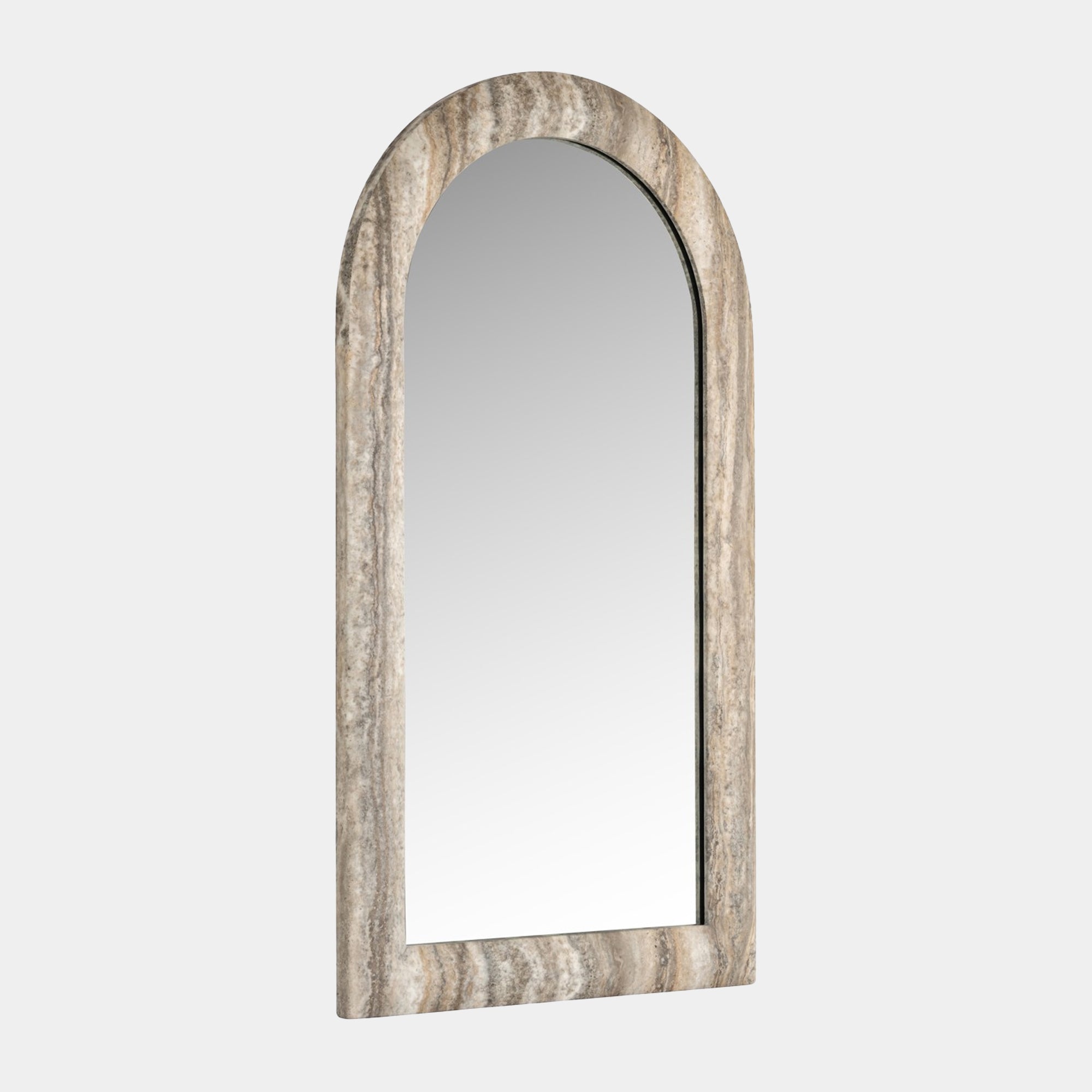 Travertine Arch - Wall Mirror