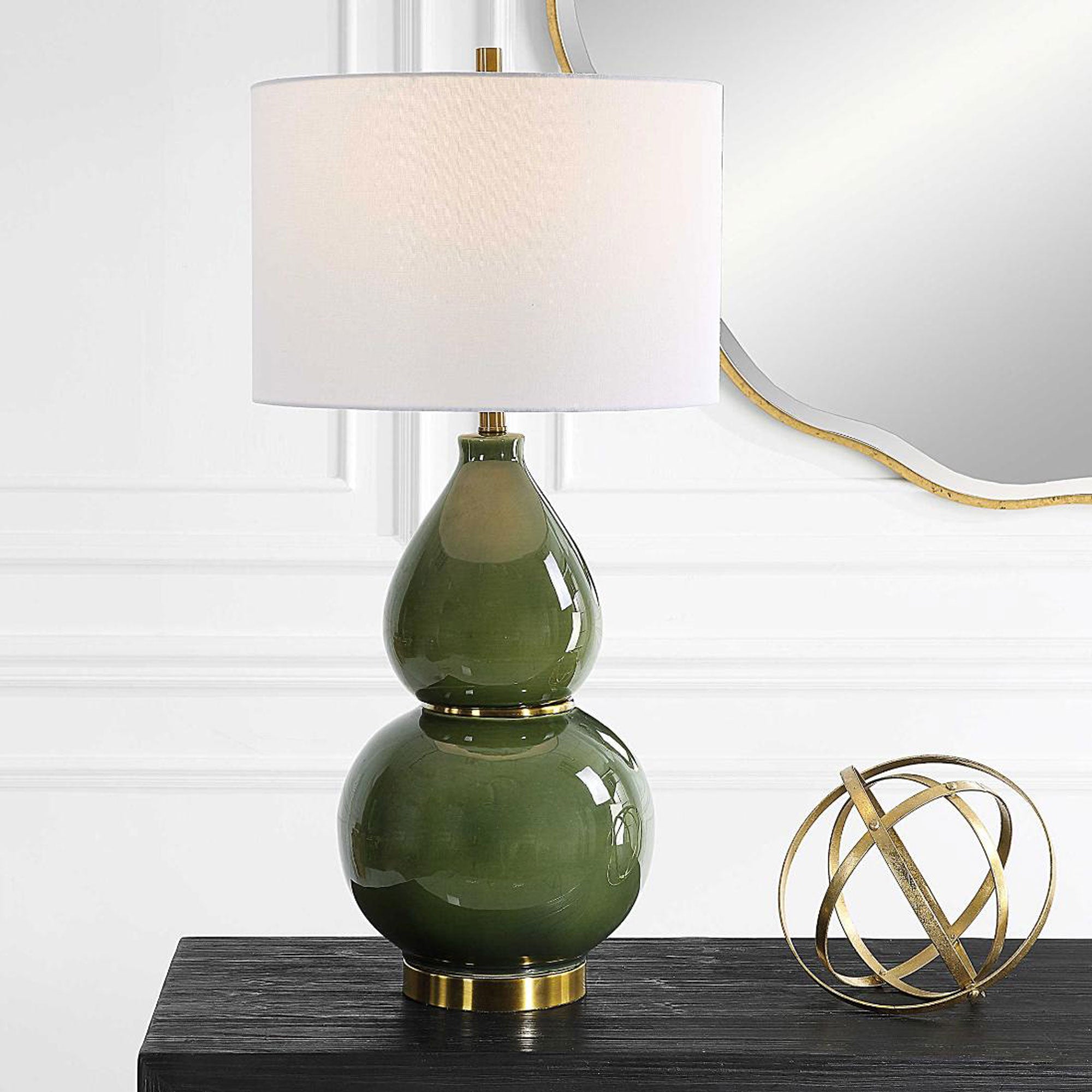 Kalbas - Green Table Lamp