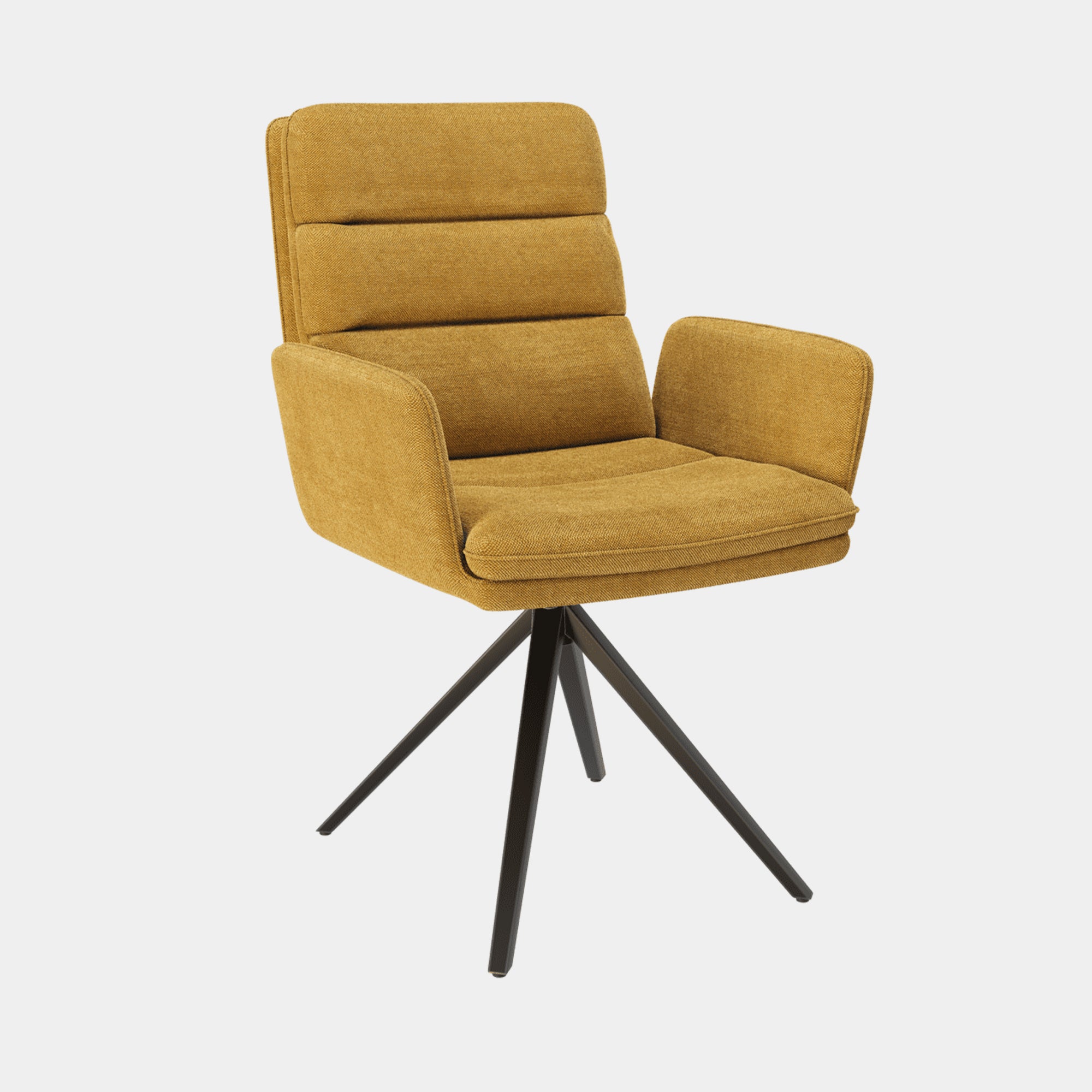 Buffalo - Dining Chair in Ochre Fabric