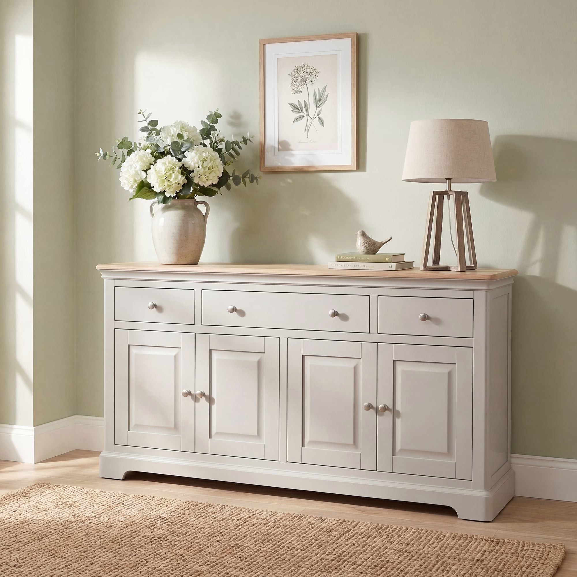 Sidmouth Painted - 4 Door Sideboard With Drawers