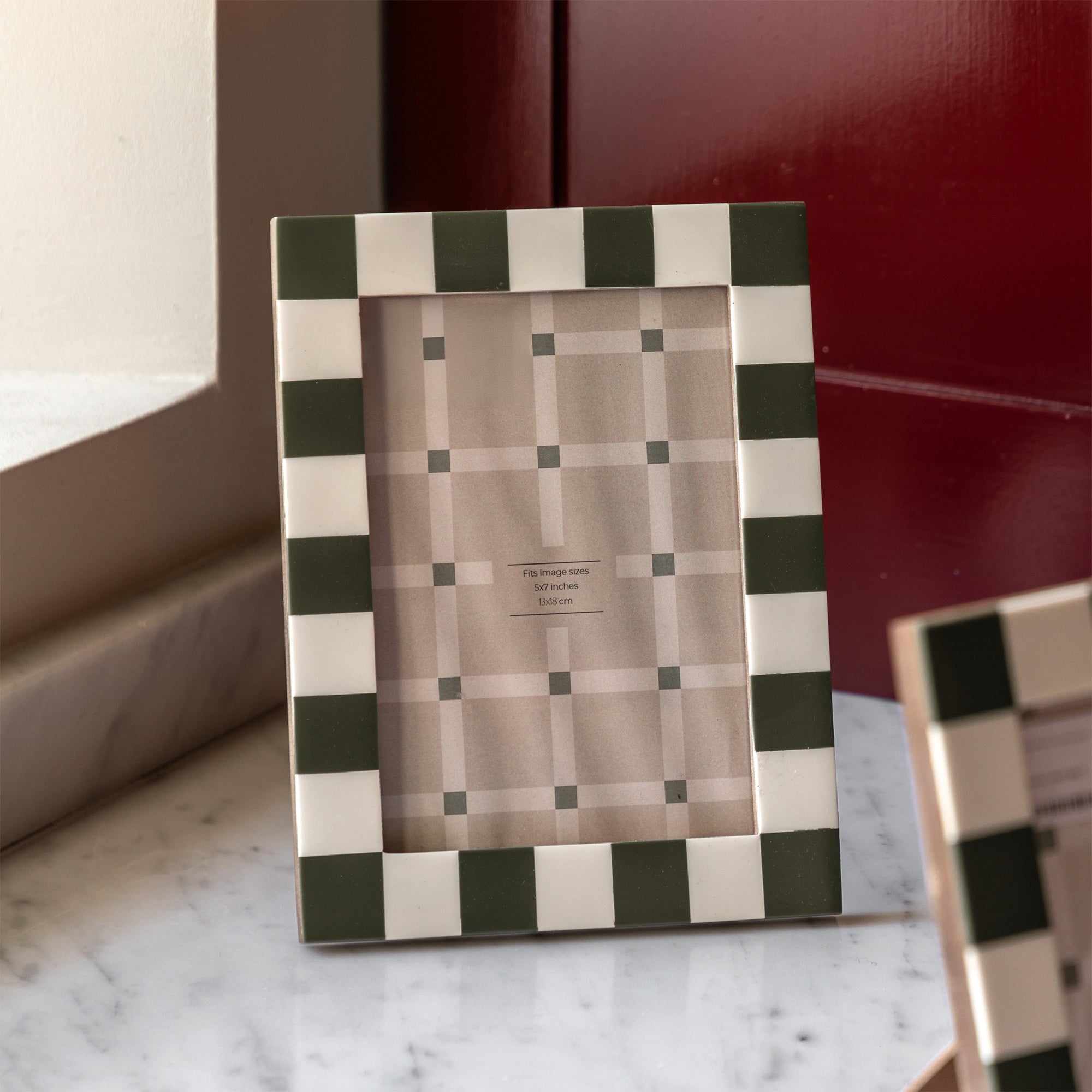Coria - Check Photo Frame