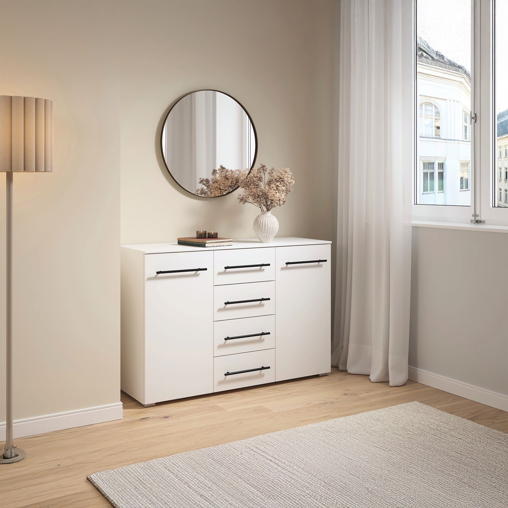 Matilda - 4 Drawer Combi Chest of Drawers