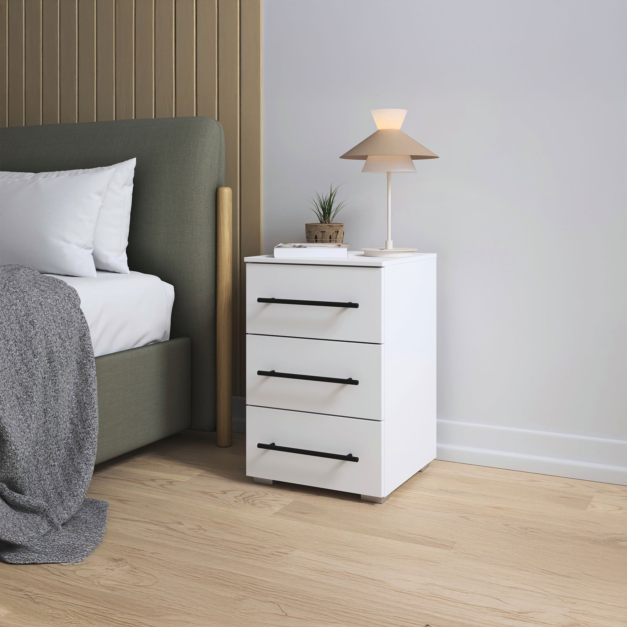 Matilda - 3 Drawer Bedside Table, Set Of 2