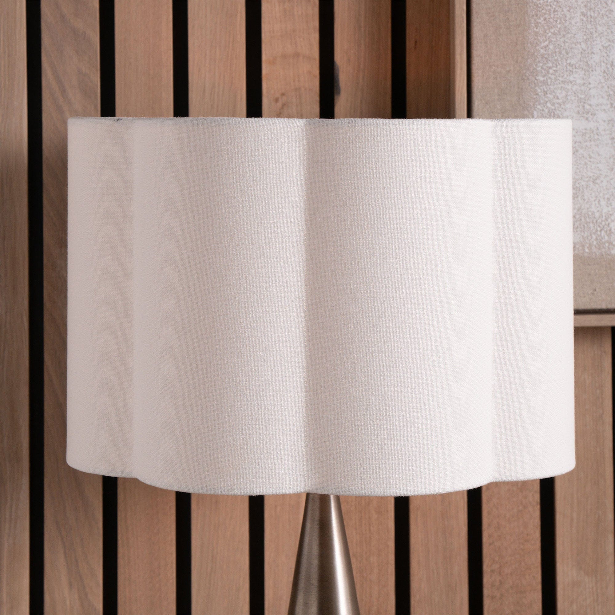 Alma Ivory - Lamp Shade, Scalloped