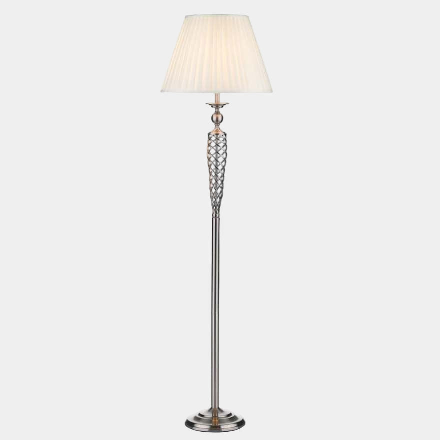 Braid - Floor Lamp Chrome