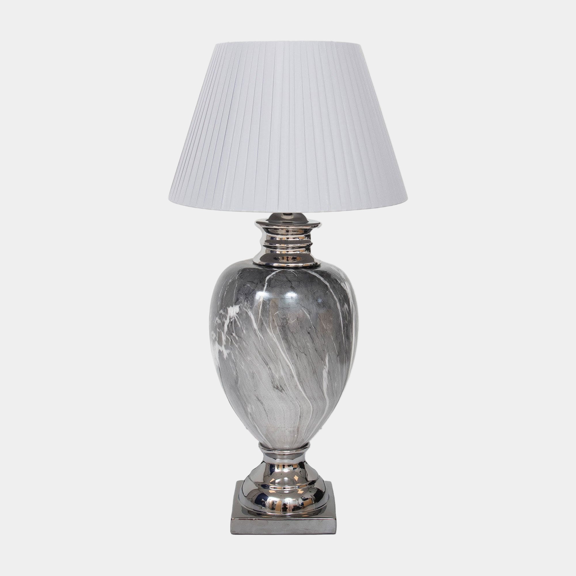 Brigit - Chrome Table Lamp Large