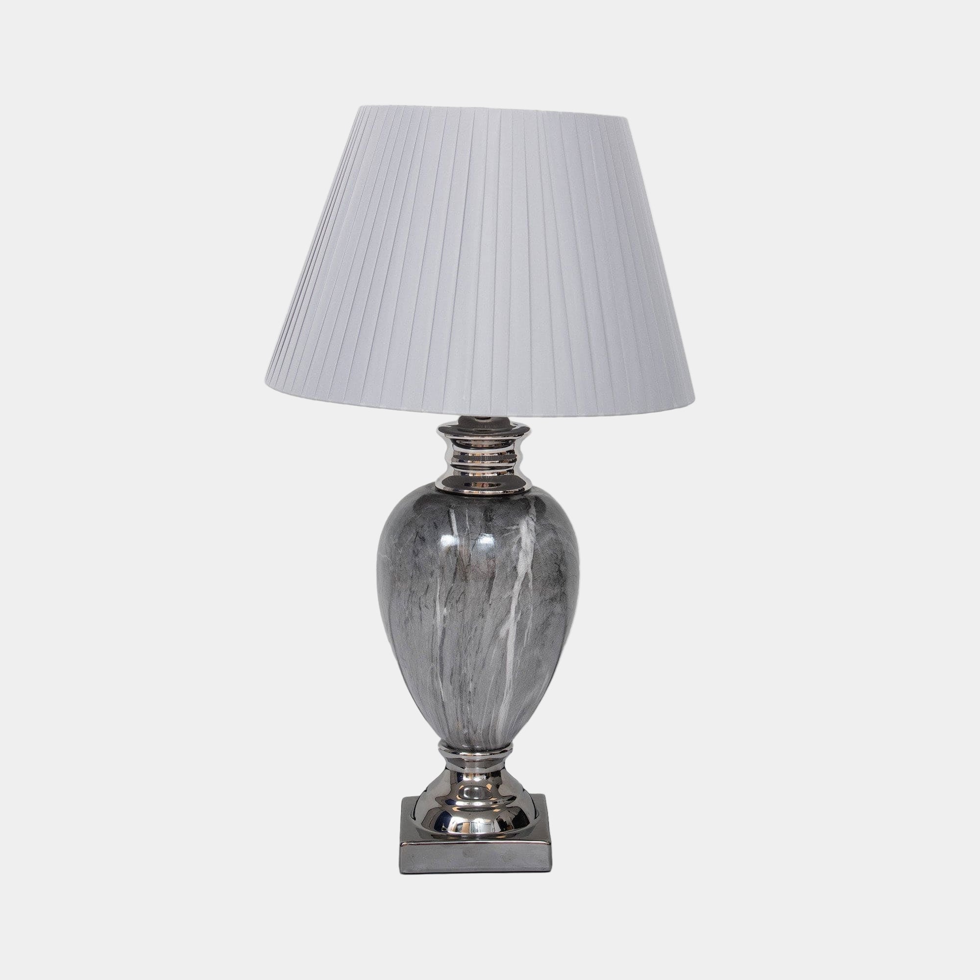 Brigit - Chrome Table Lamp Medium