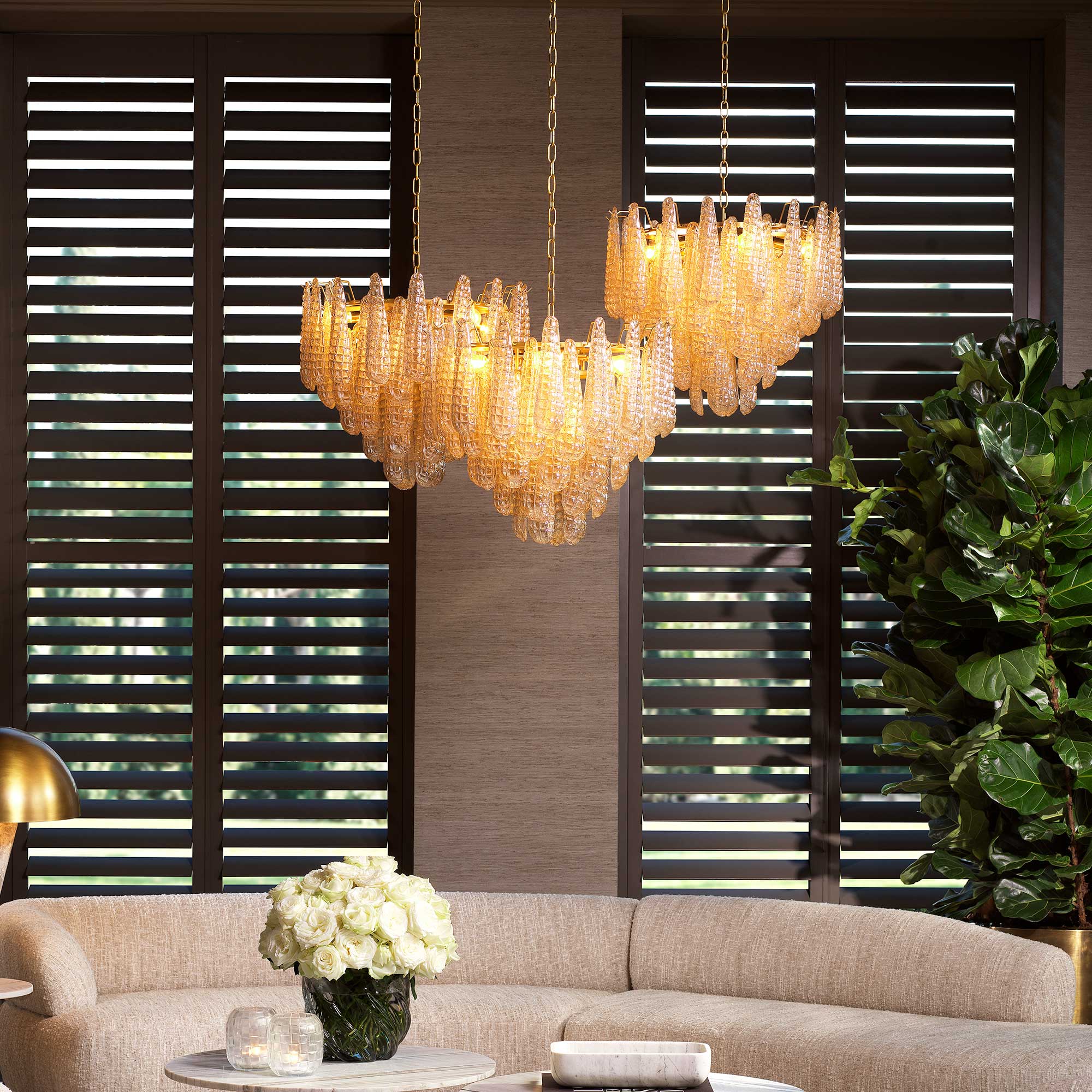 Eichholtz Chaves - Champagne Glass Chandelier Small