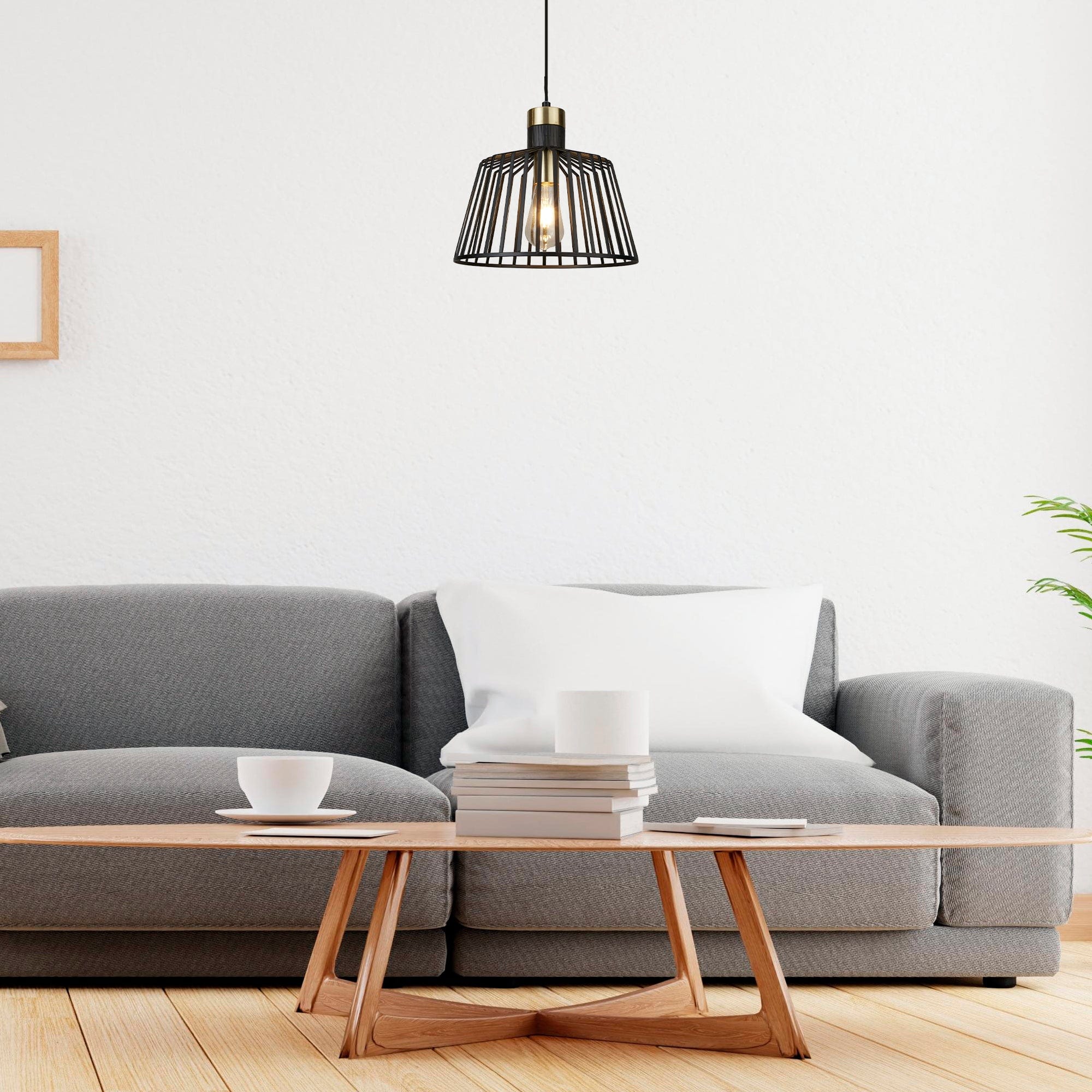 Crate Black Pendant Large
