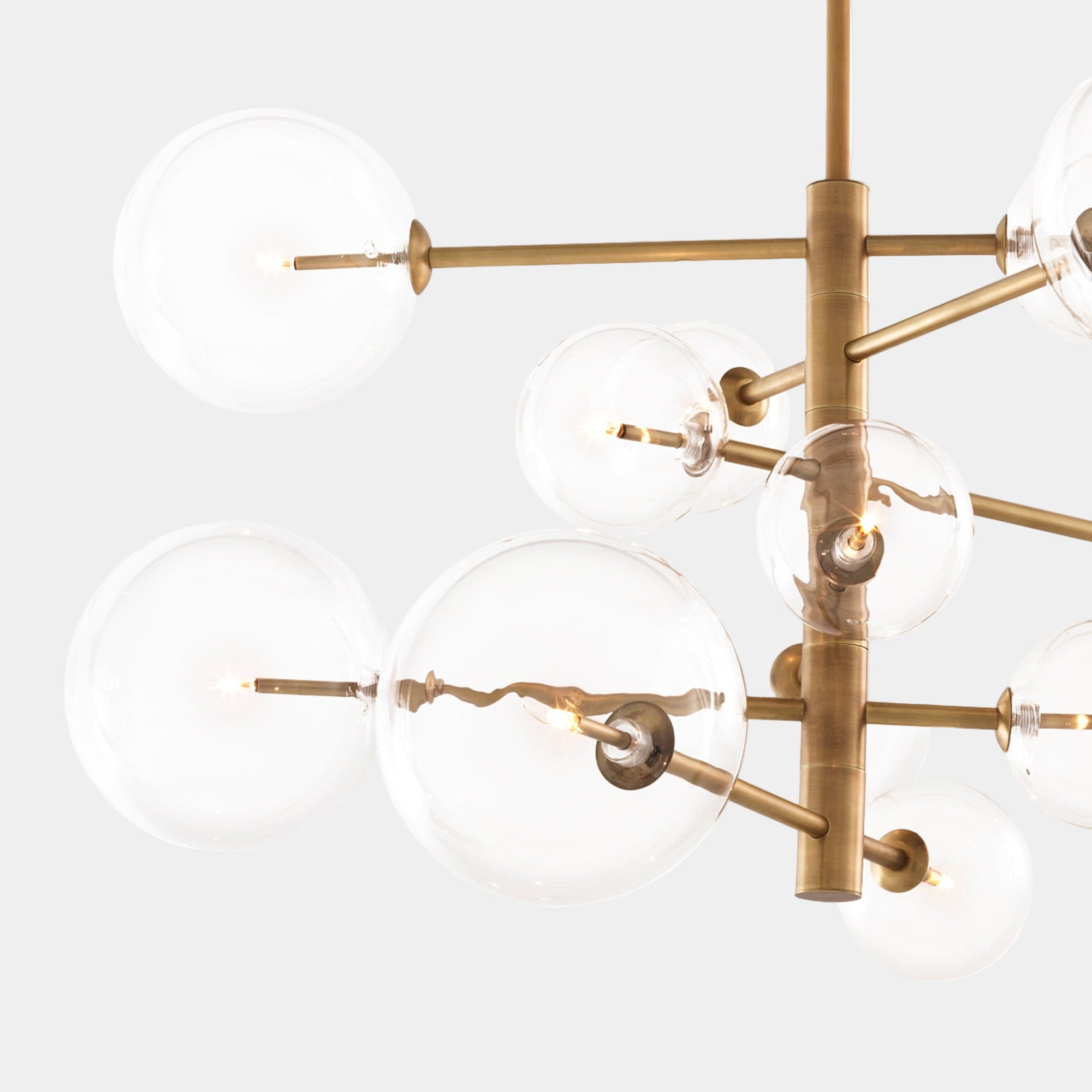 Eichholtz Argento - Small Chandelier Antique Brass