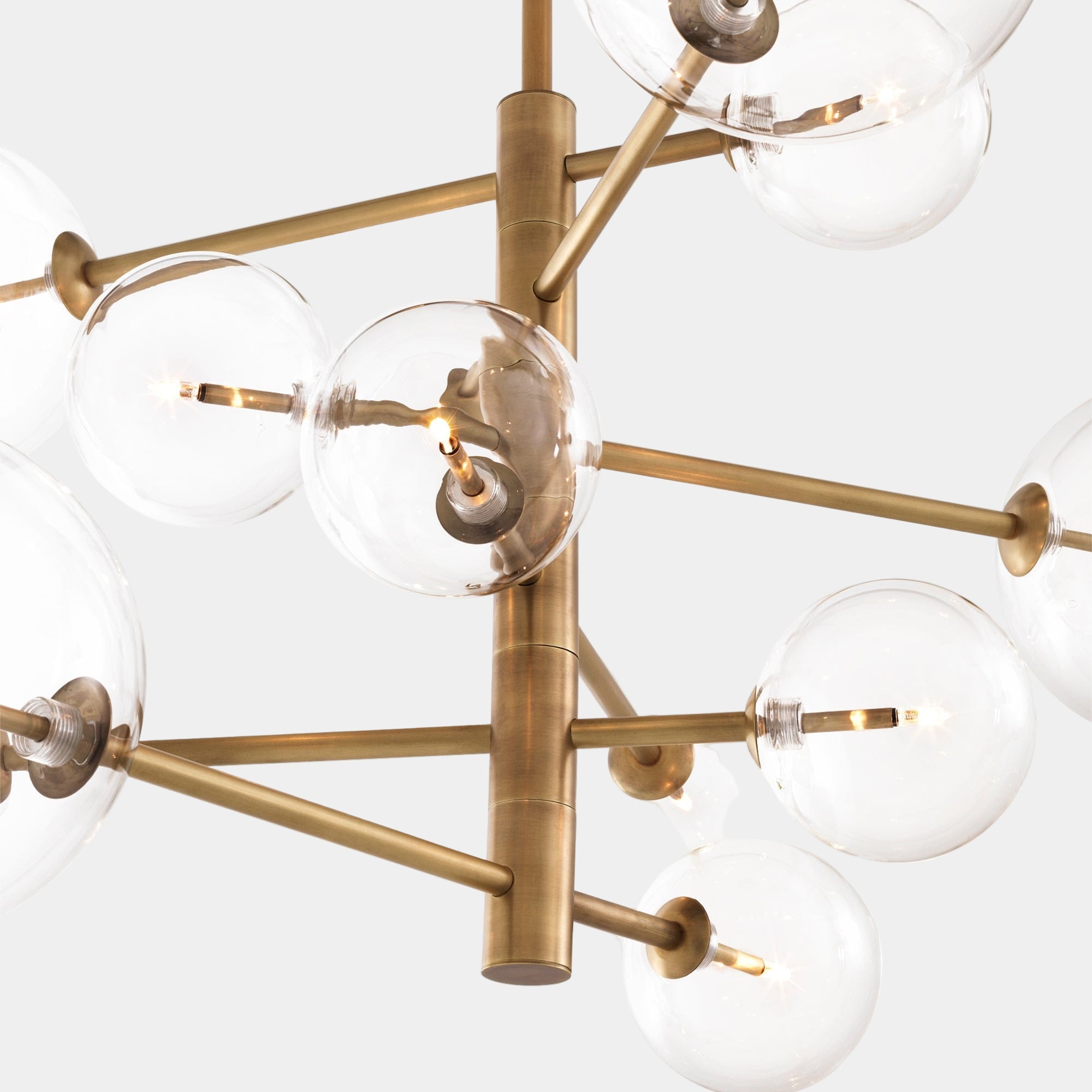 Eichholtz Argento - Small Chandelier Antique Brass