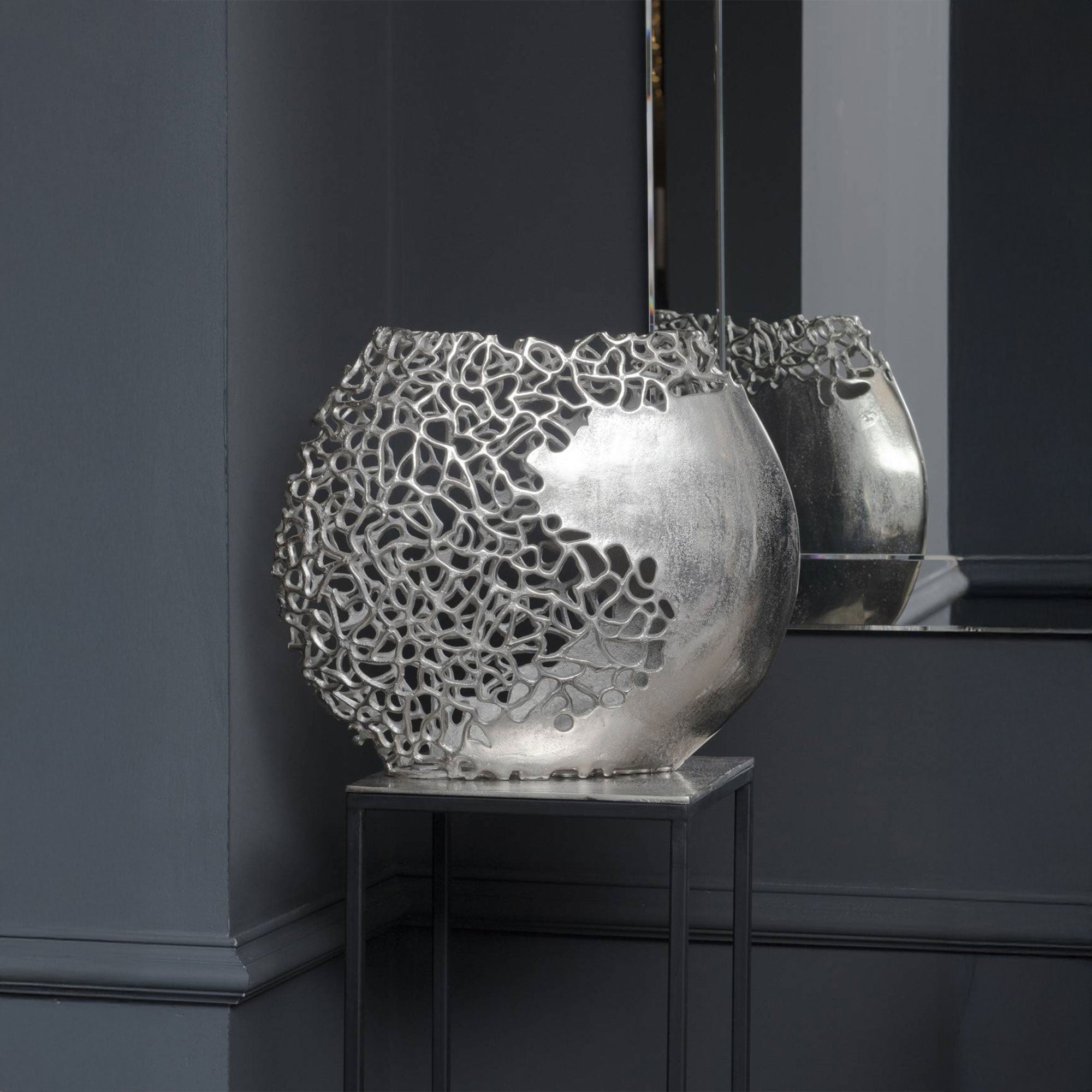 Flynn - Silver Vase, Large