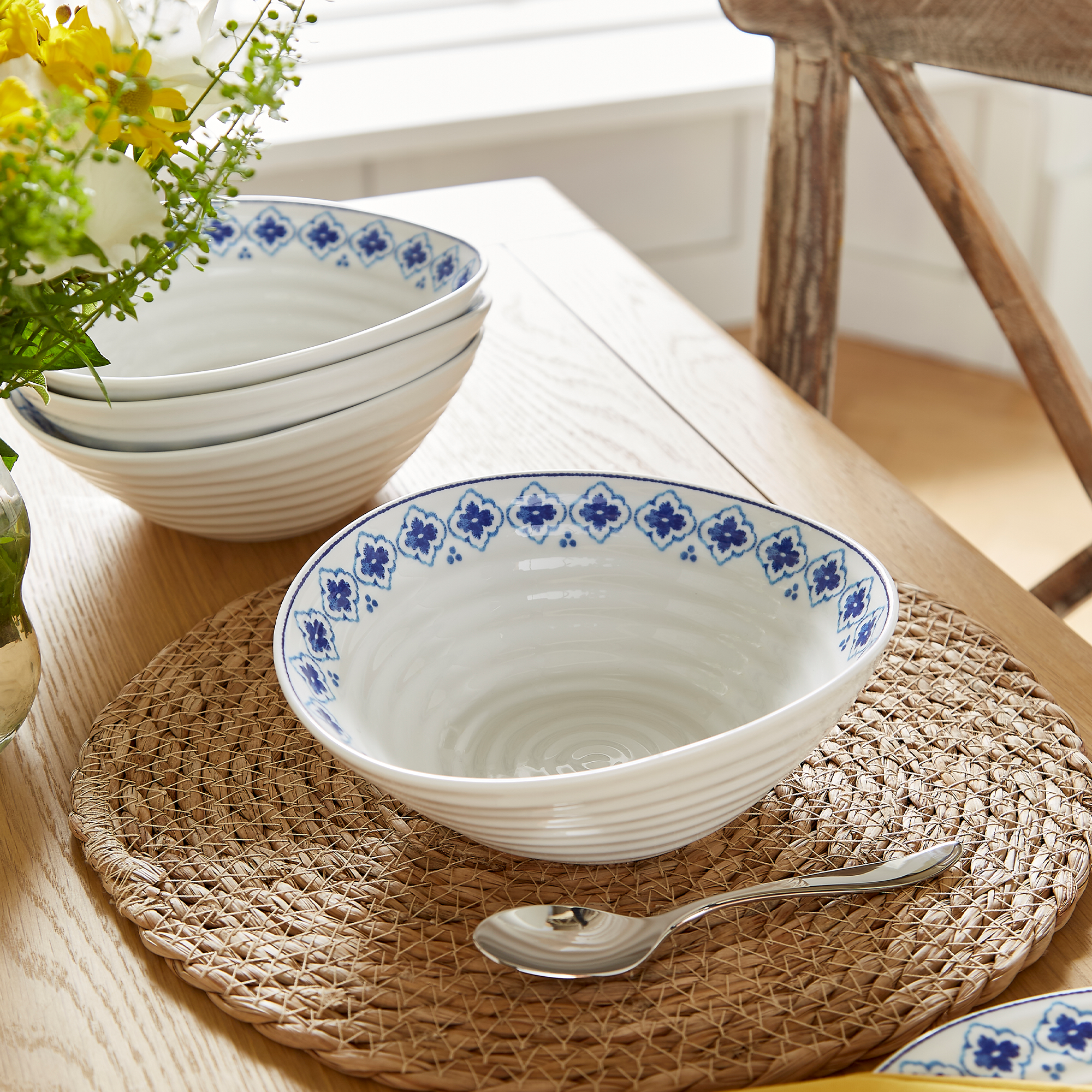 Sophie Conran Blue - Cereal Bowls, Set of 4