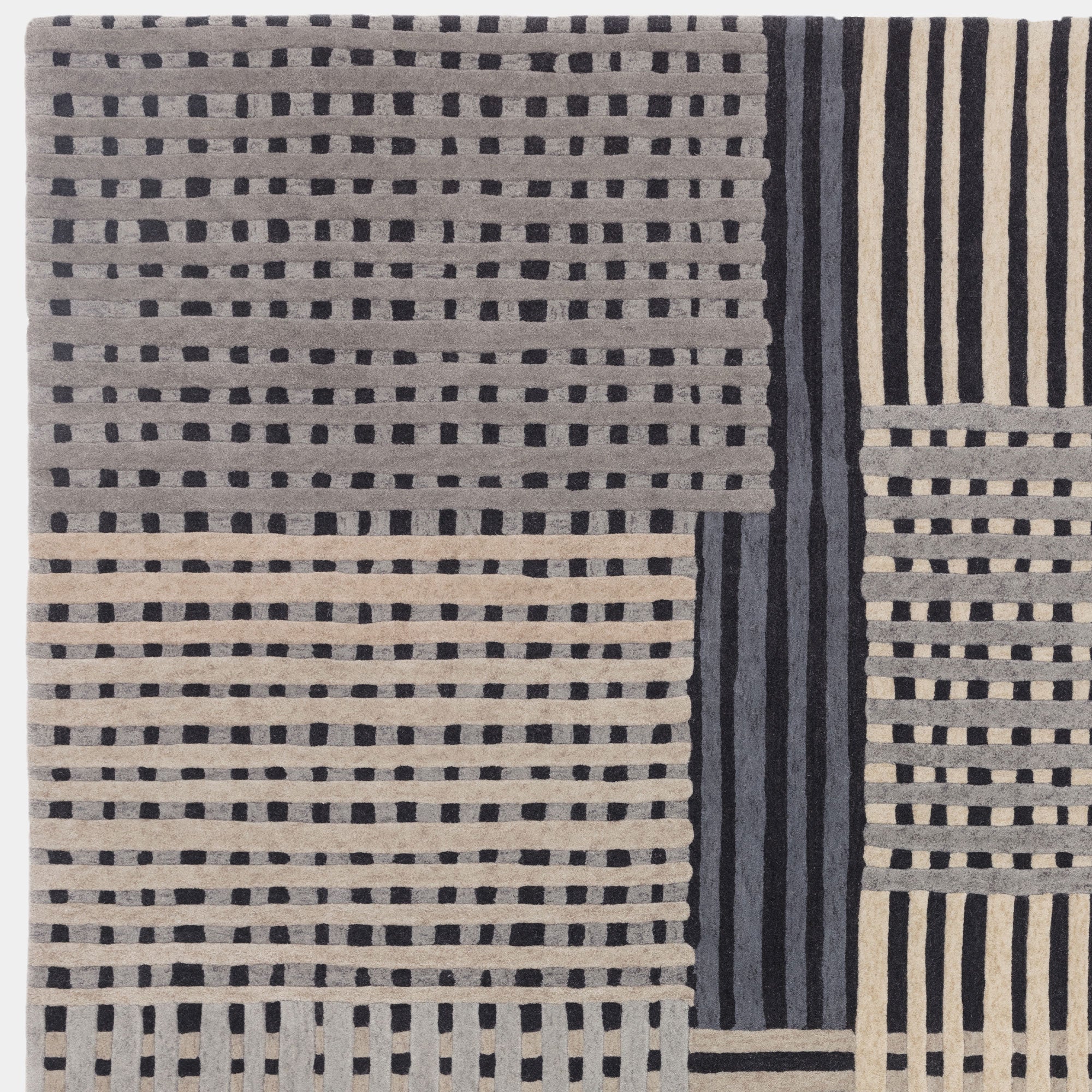 Aspect Grey - Wool Rug, 200cm x 290cm