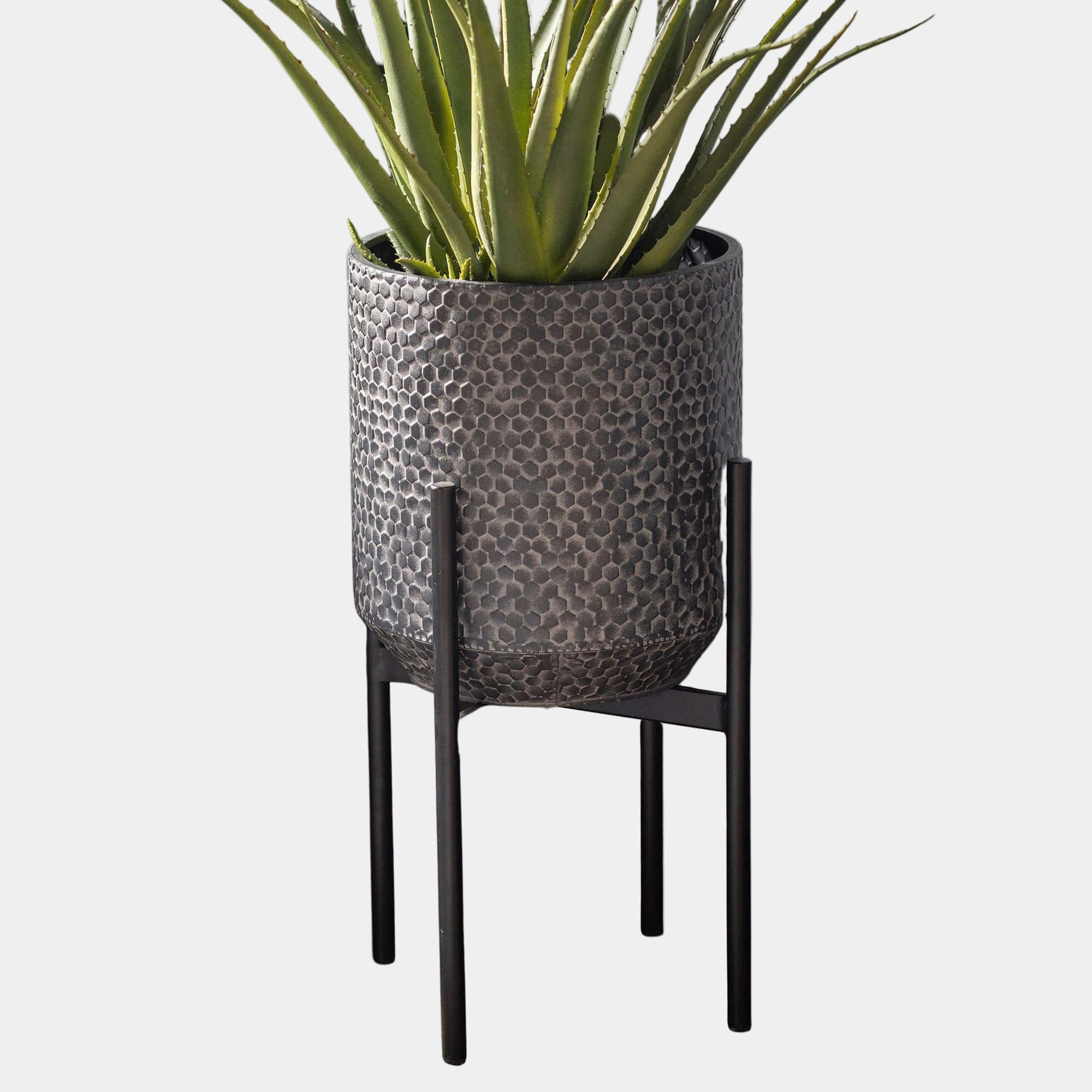 Felix Metal Planter Black Large