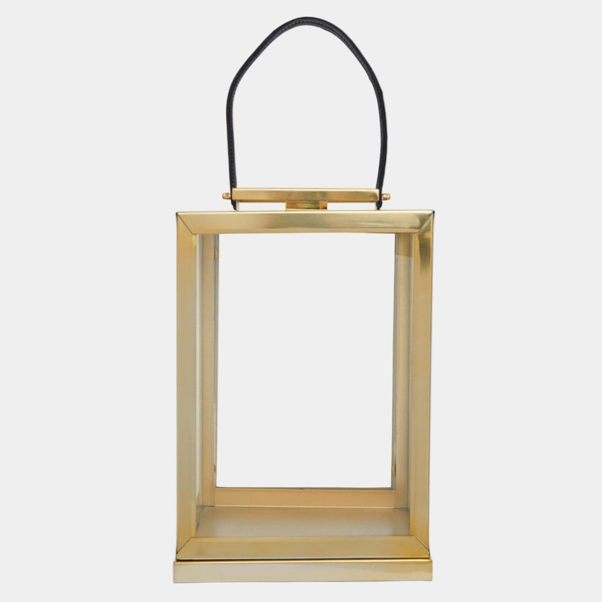 Herber Lantern with Leather Handle Small
