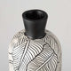 Leaf Print Tall Vase Small
