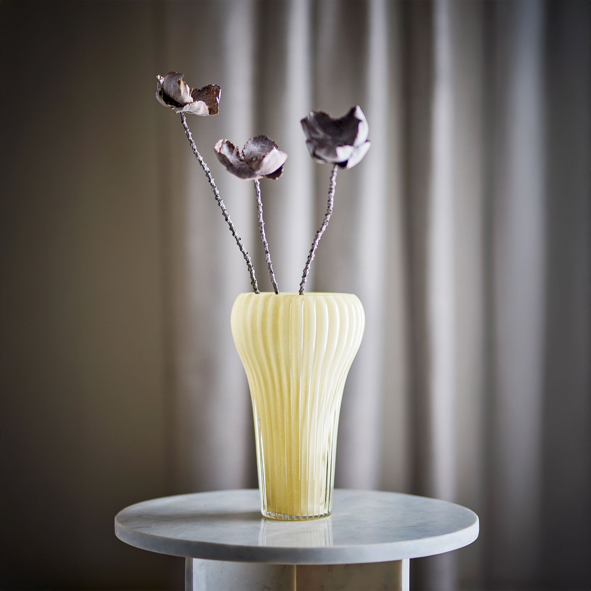 Averie - Yellow Glass Vase