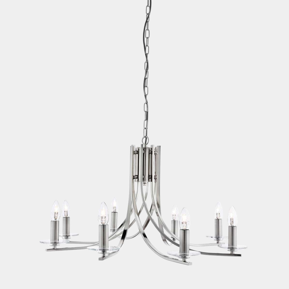 Flow 8 Light Satin Silver