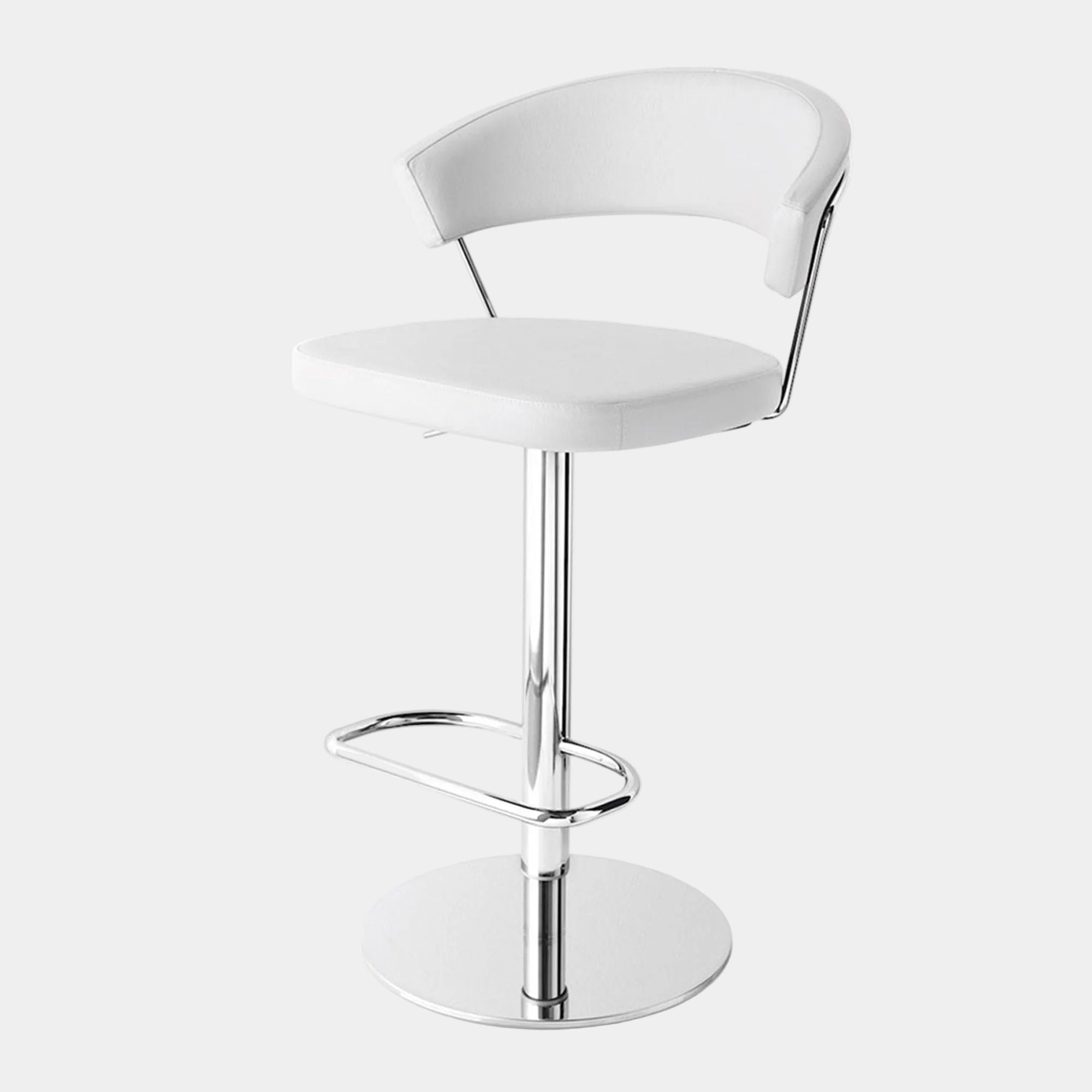 Calligaris New York - Adjustable Bar Stool, Leather