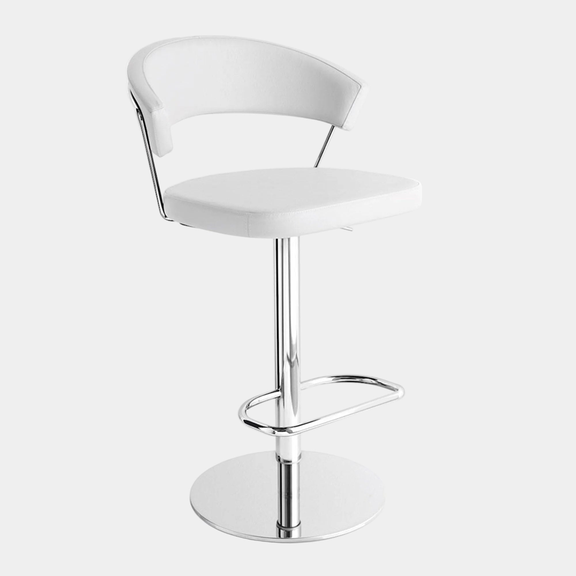 Calligaris New York - Adjustable Bar Stool, Leather