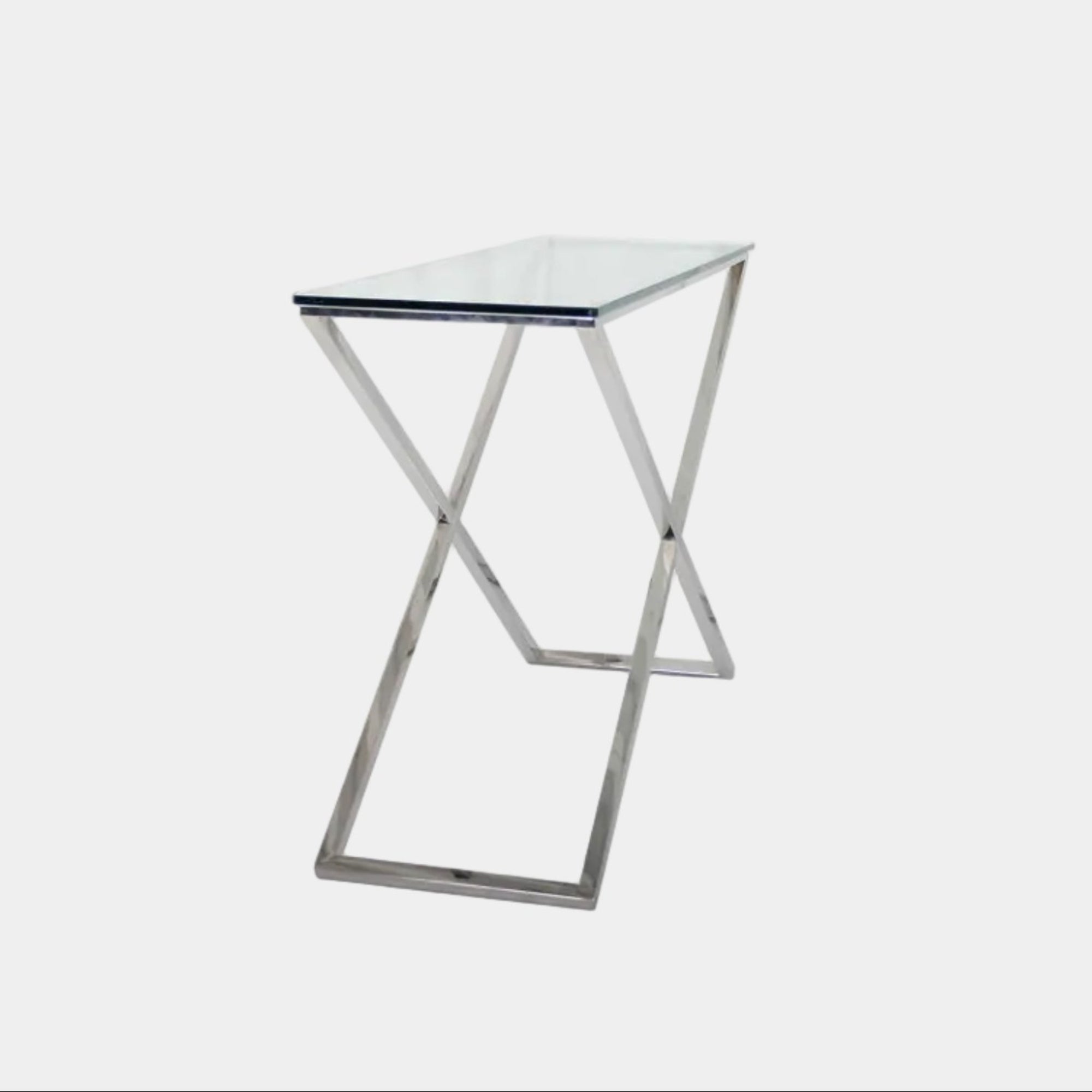 Trento - Glass Console Table