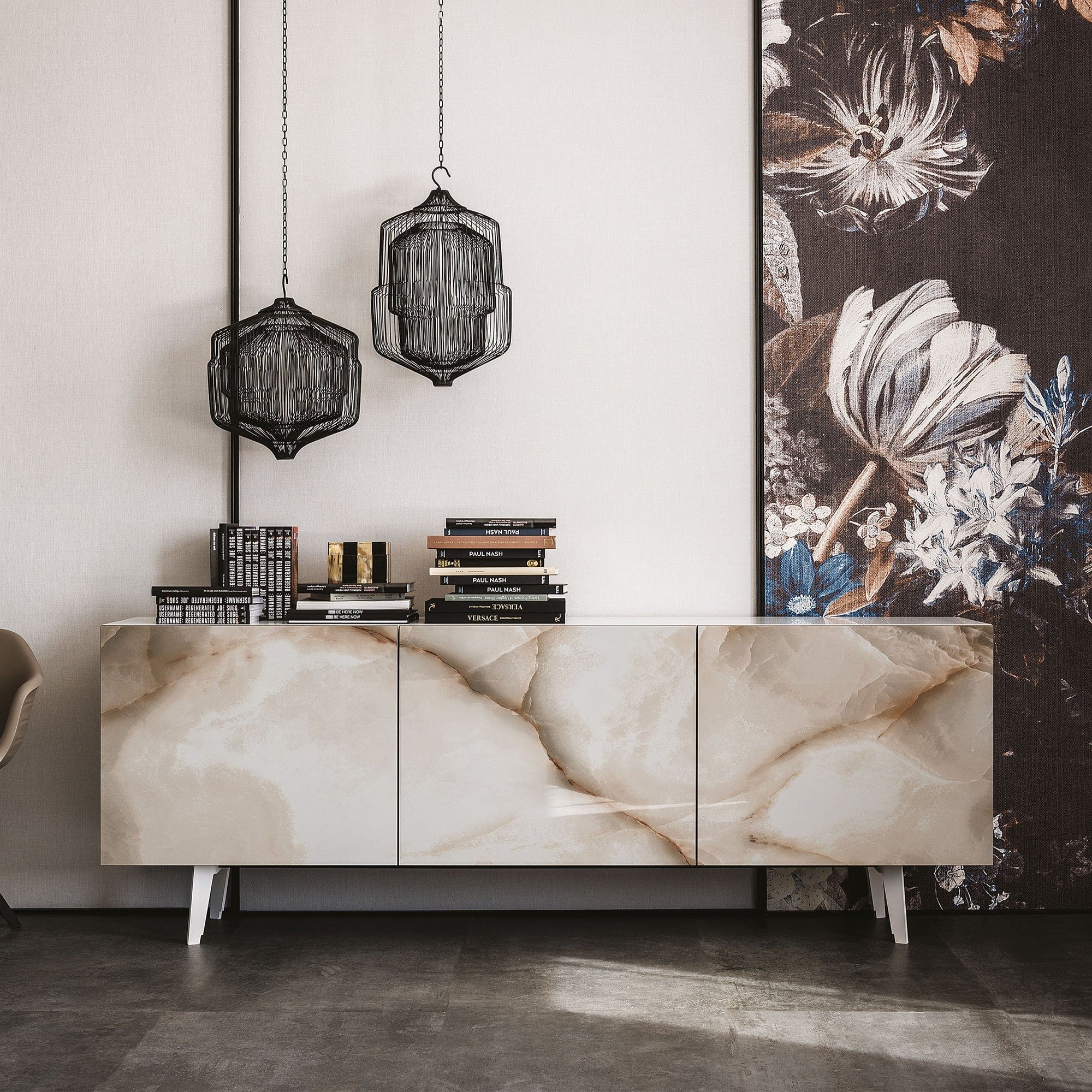 Cattelan Italia Metropol - 3 Door Sideboard, Ceramic