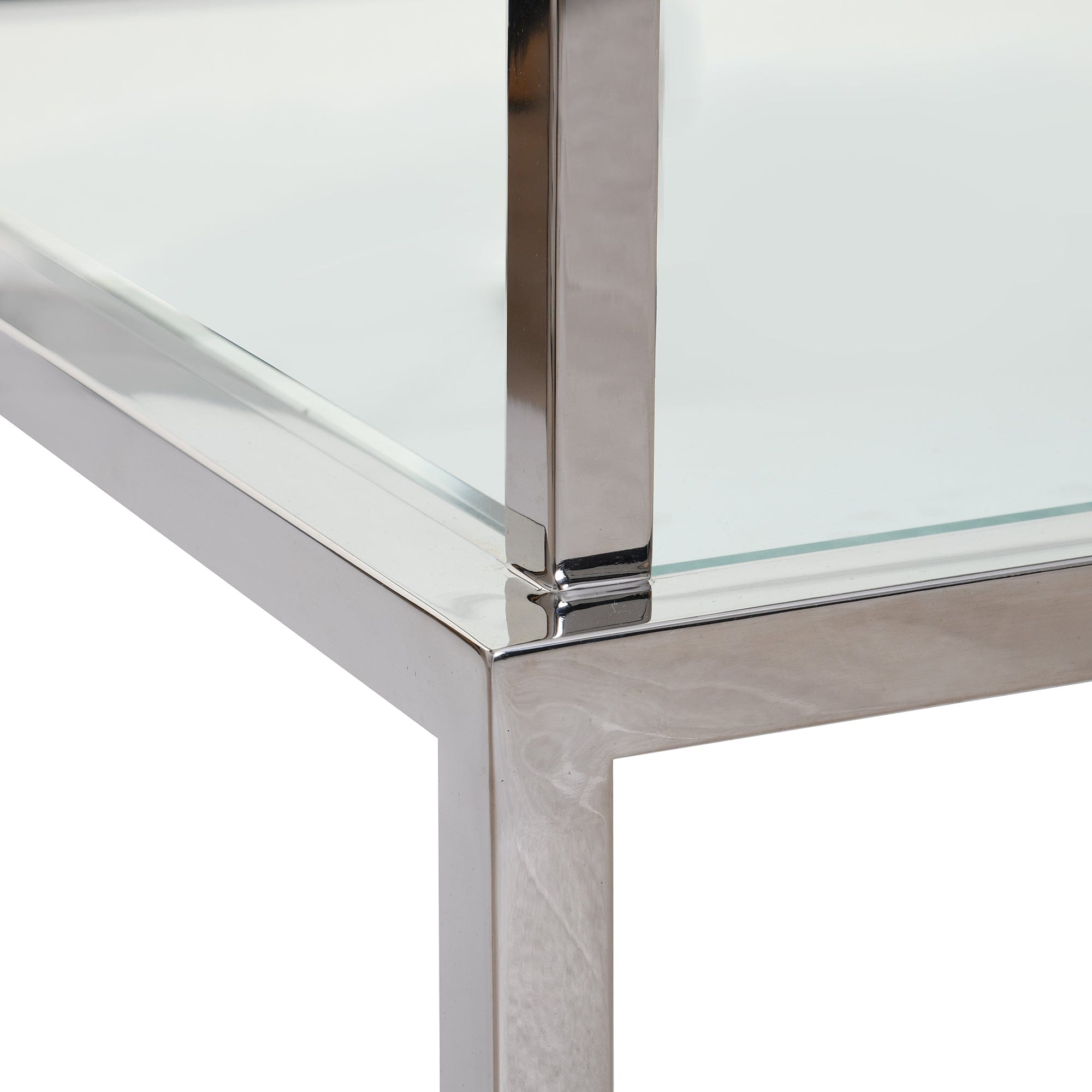 Grant - Coffee Table In Silver Stainless Steel