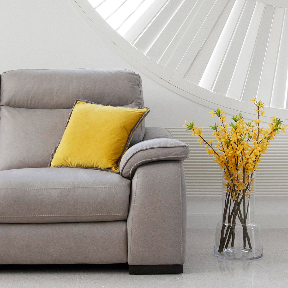 Caruso - 2.5 Seat Manual Recliner Sofa, Fabric