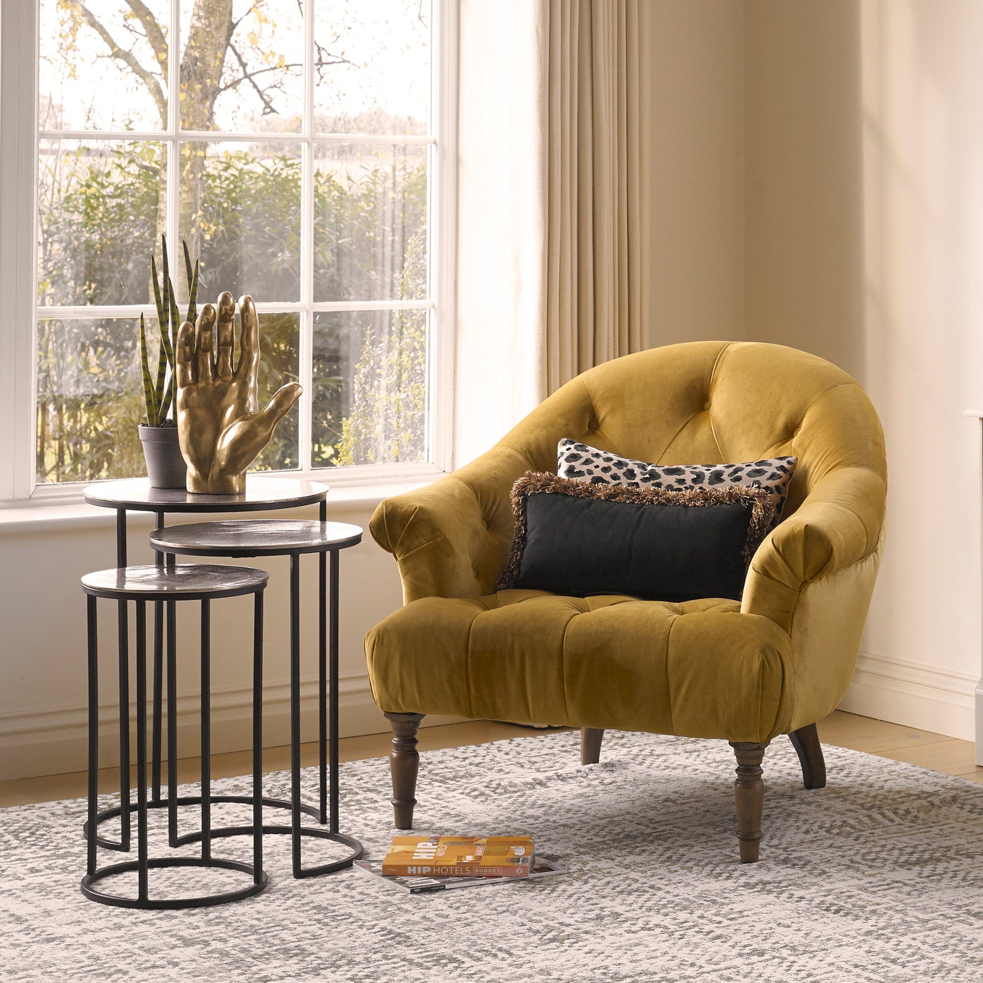 Wickham - Metallic Nest Tables
