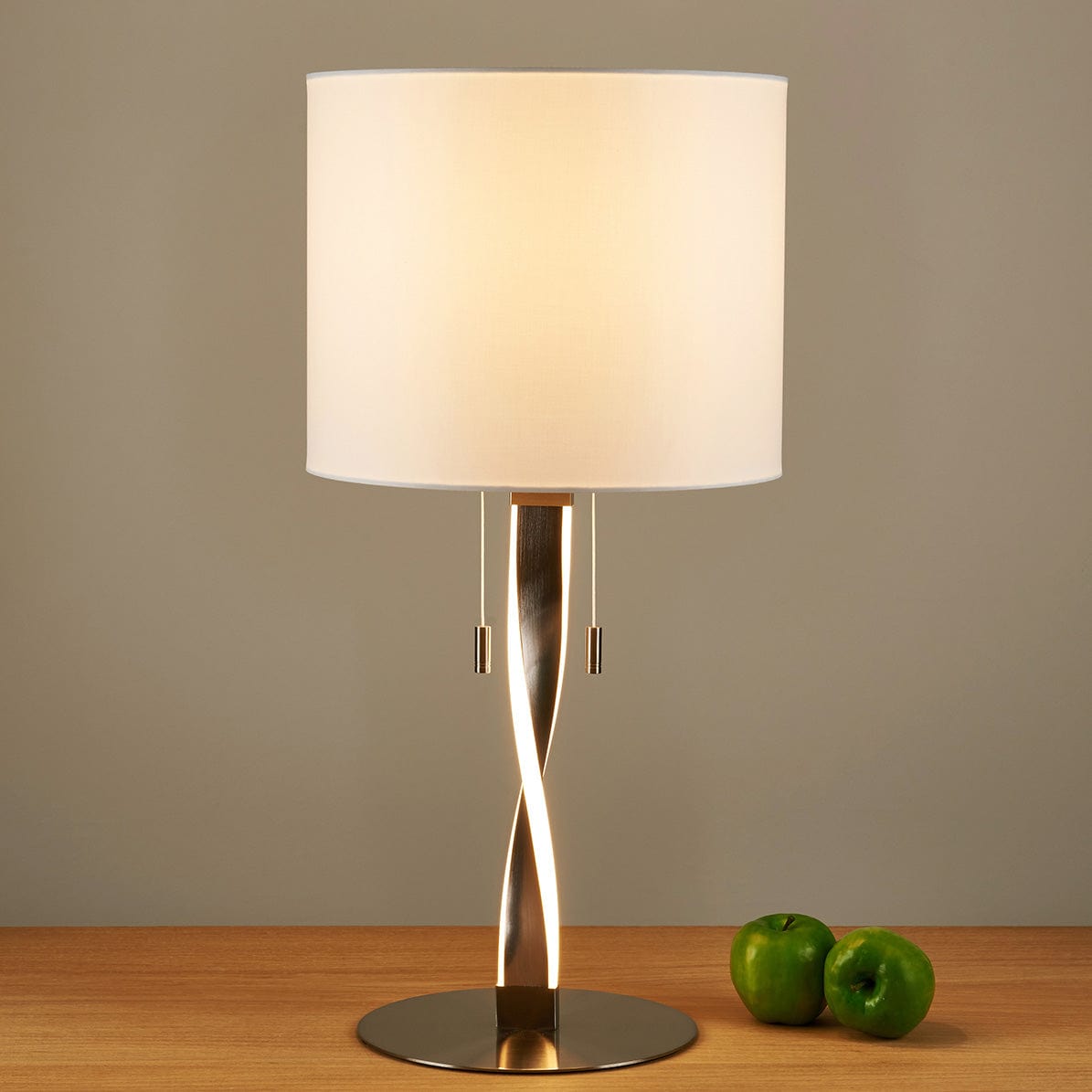 Twin Nickel - Table Lamp
