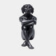 Dog Figure Arms Folded - High Gloss Black