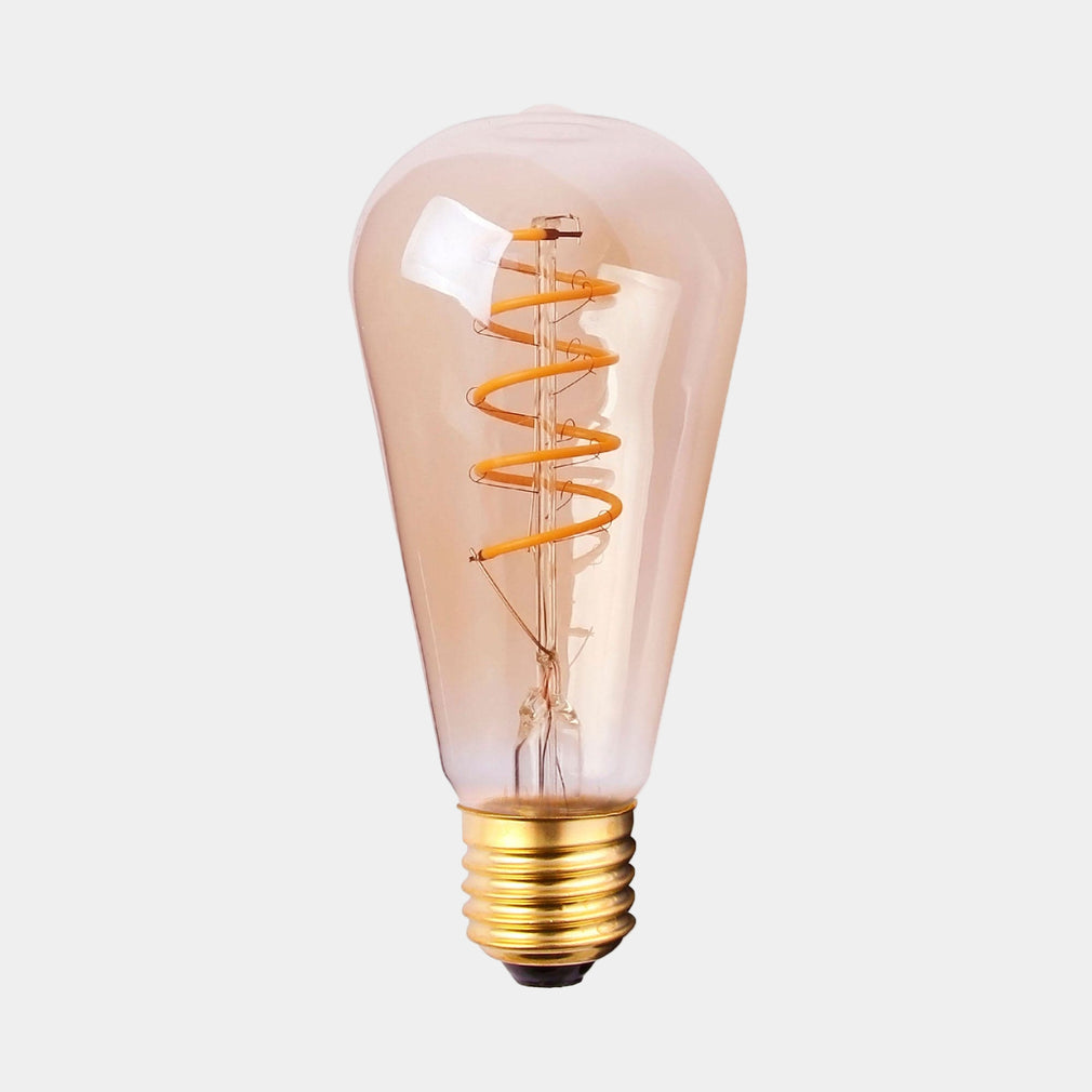 LED Vintage Valve Bulb 4w ES Tinted Warm White Dimmable