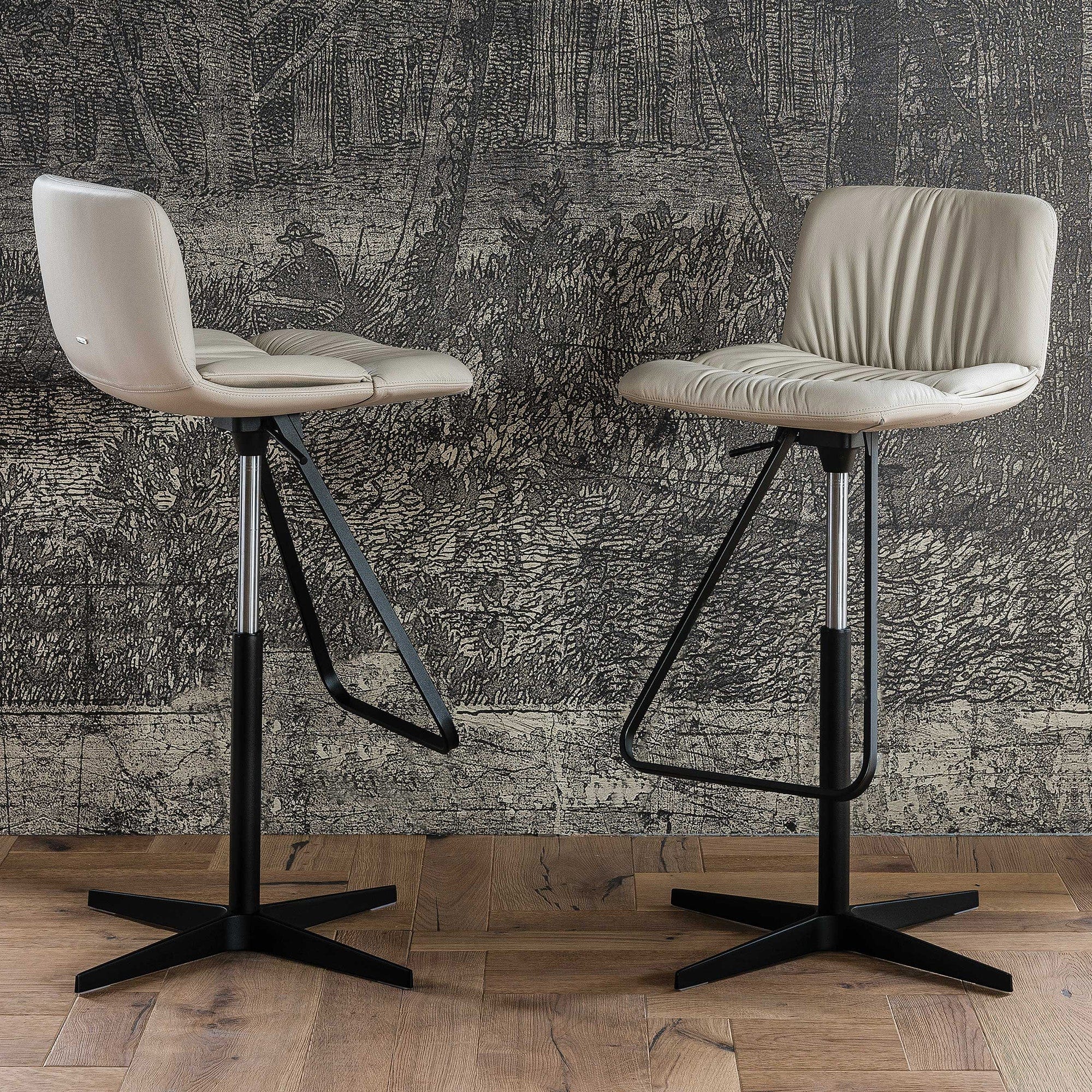 Cattelan Italia Axel X - Swivel Bar Stool, Synthetic Leather