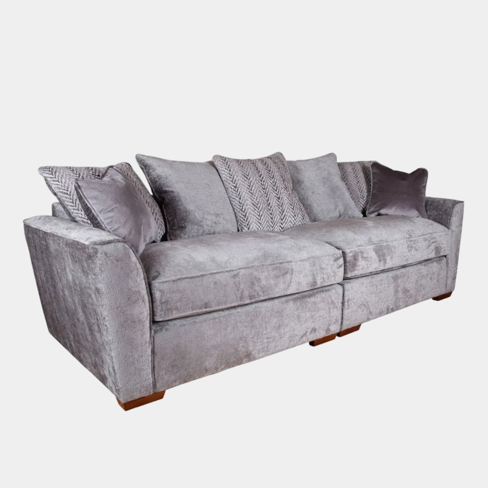 Dallas - 4 Seat Pillow Back Sofa, Fabric
