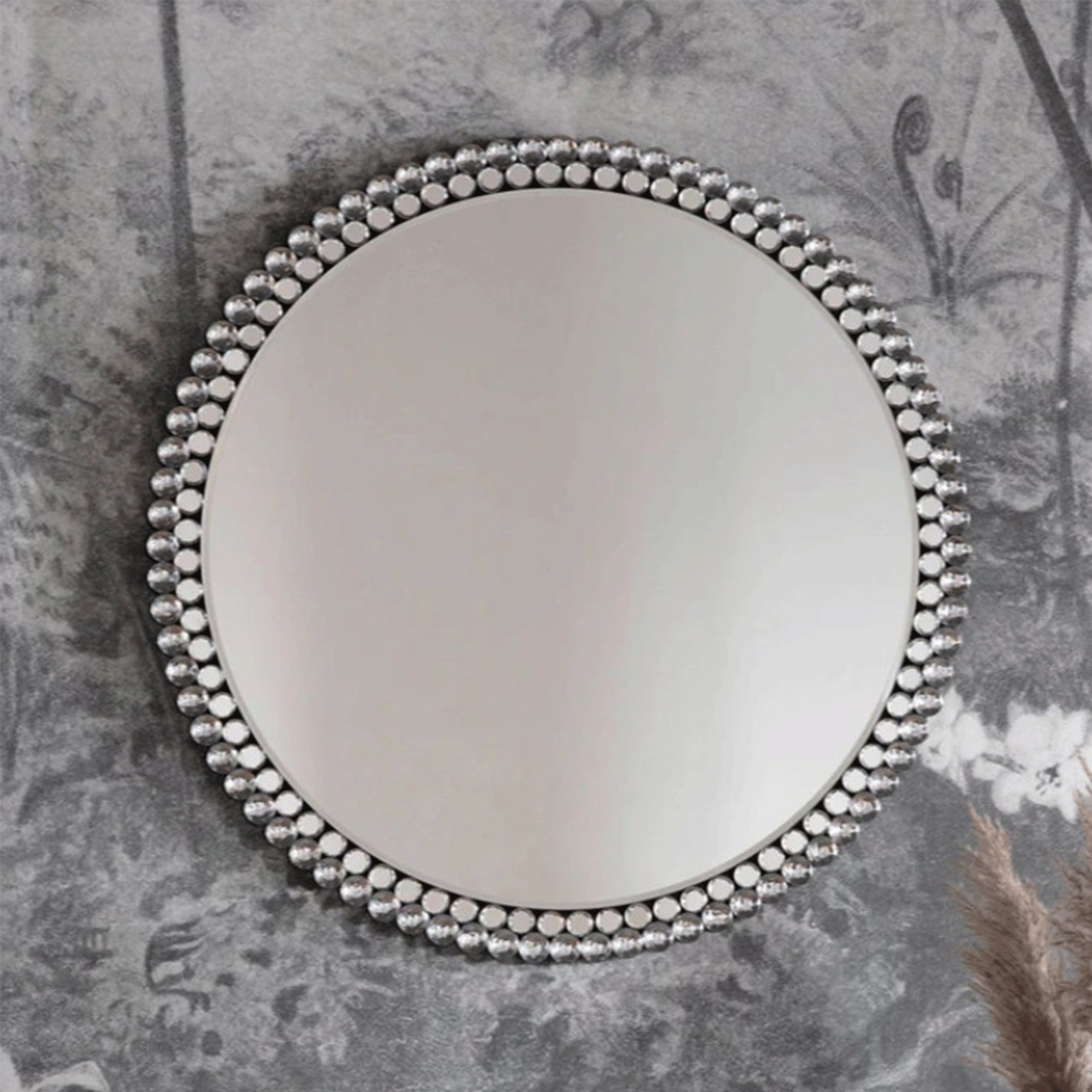 Andromeda Round Mirror Large (WG)