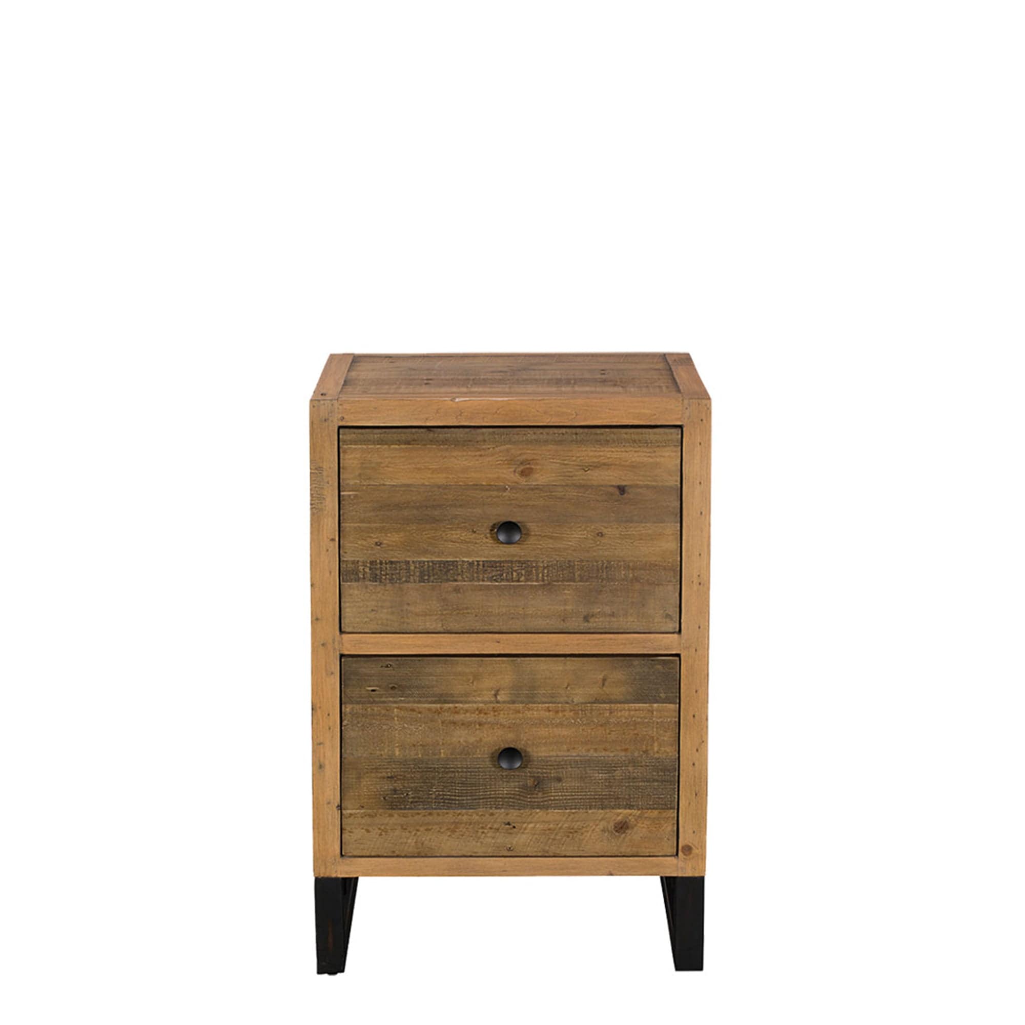 2 Drawer Filing Cabinet Reclaimed Timber