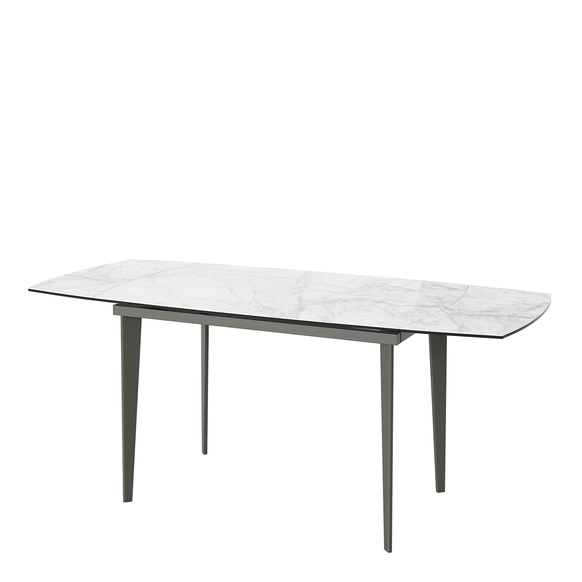Light Grey Ceramic Extending Dining Table
