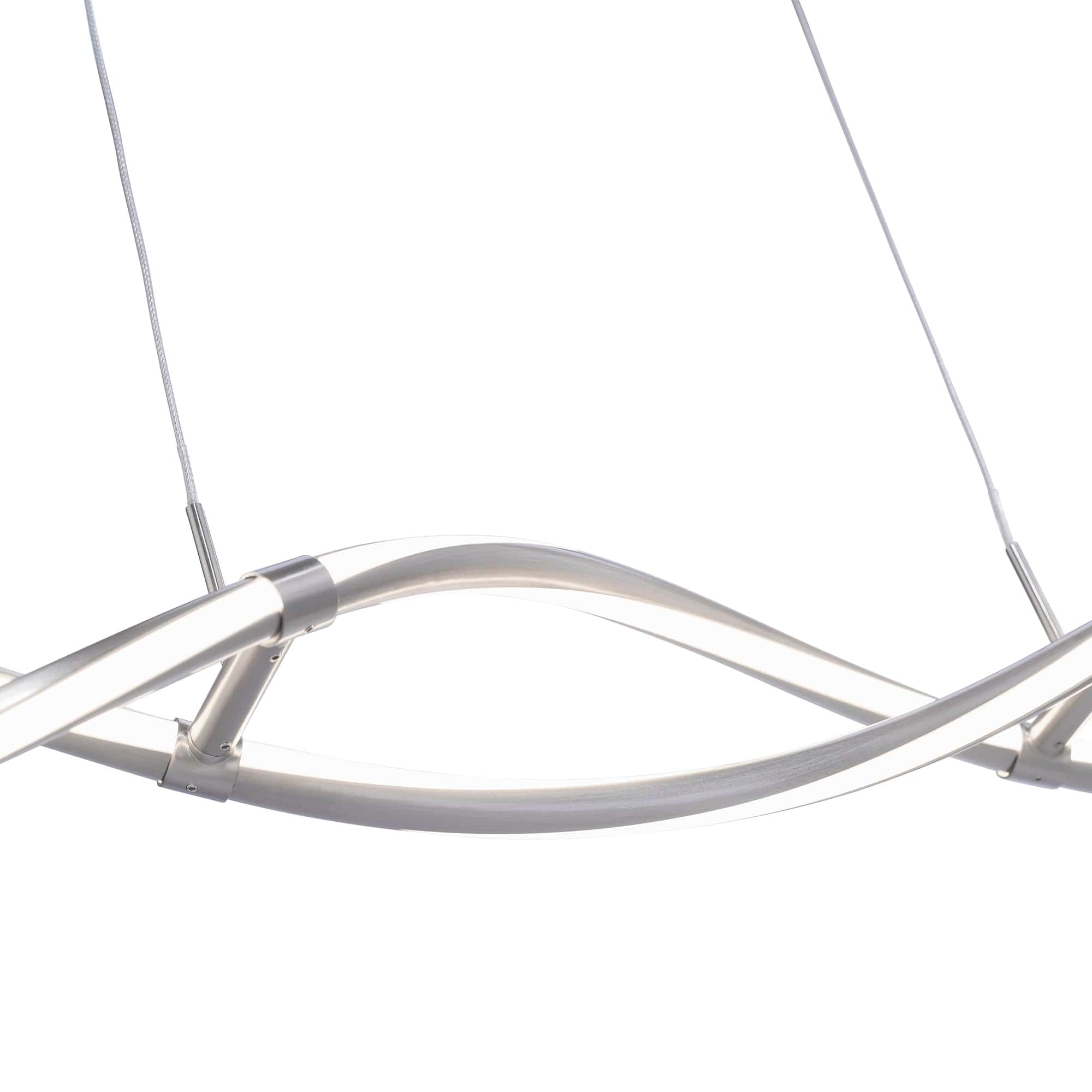 Twist LED Pendant Aluminium