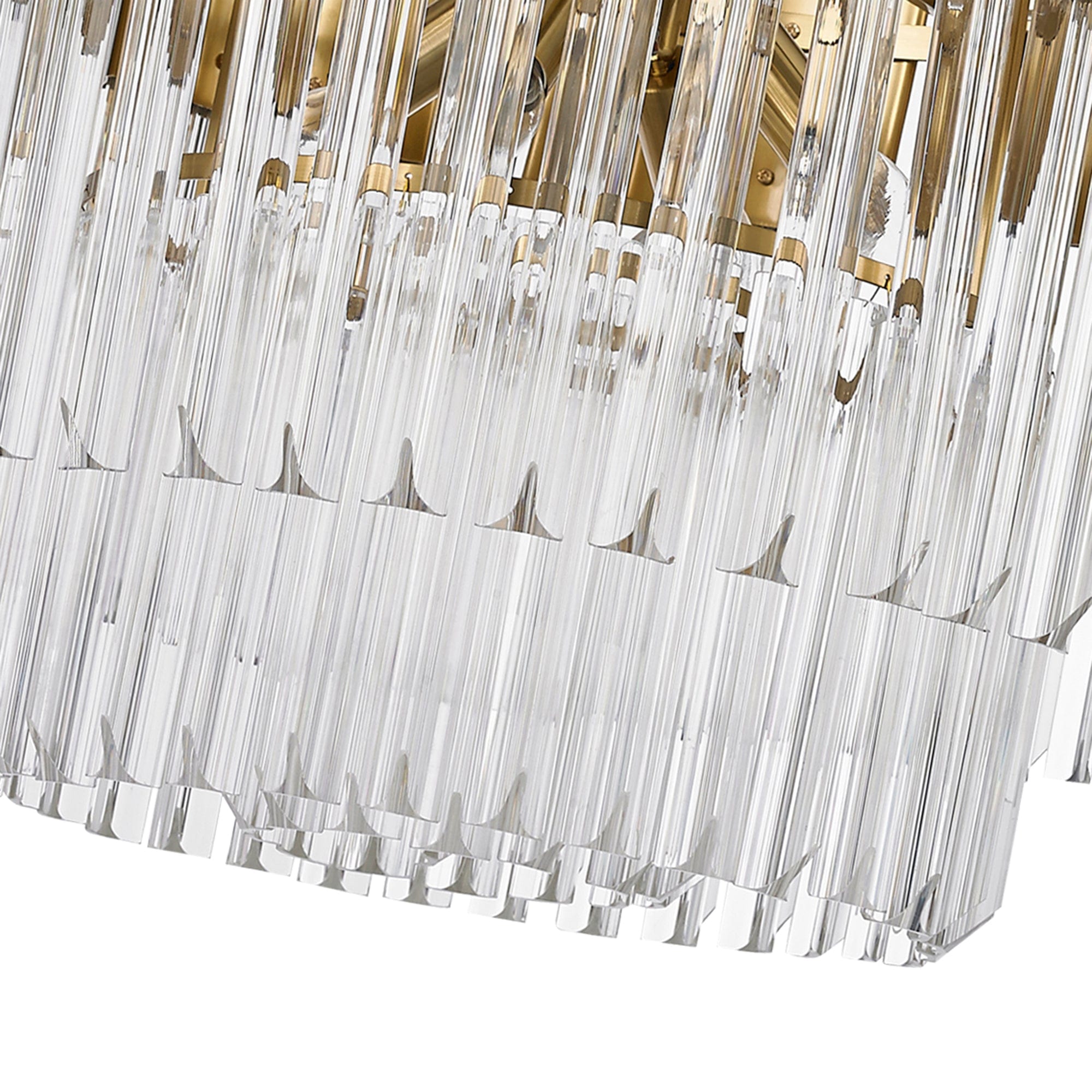 Avadi 8 Pendant Brass Glass (W1)