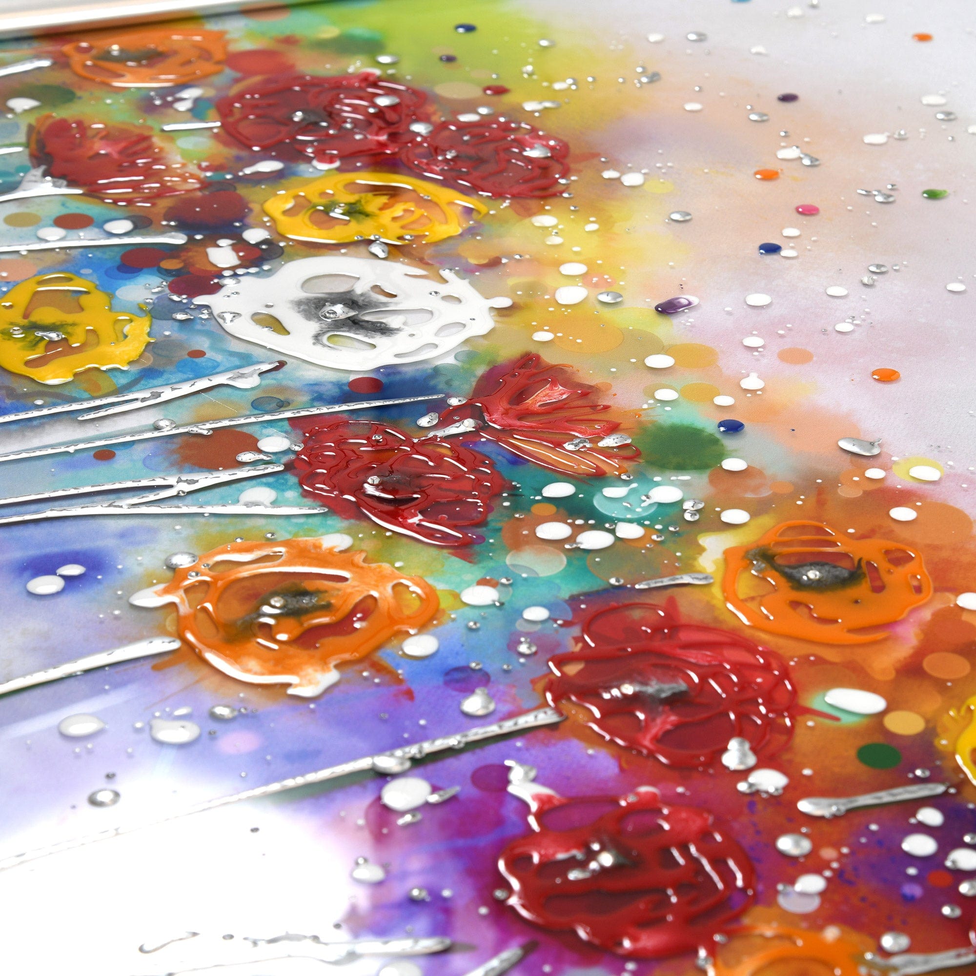 Magical Meadow - Framed Liquid Art