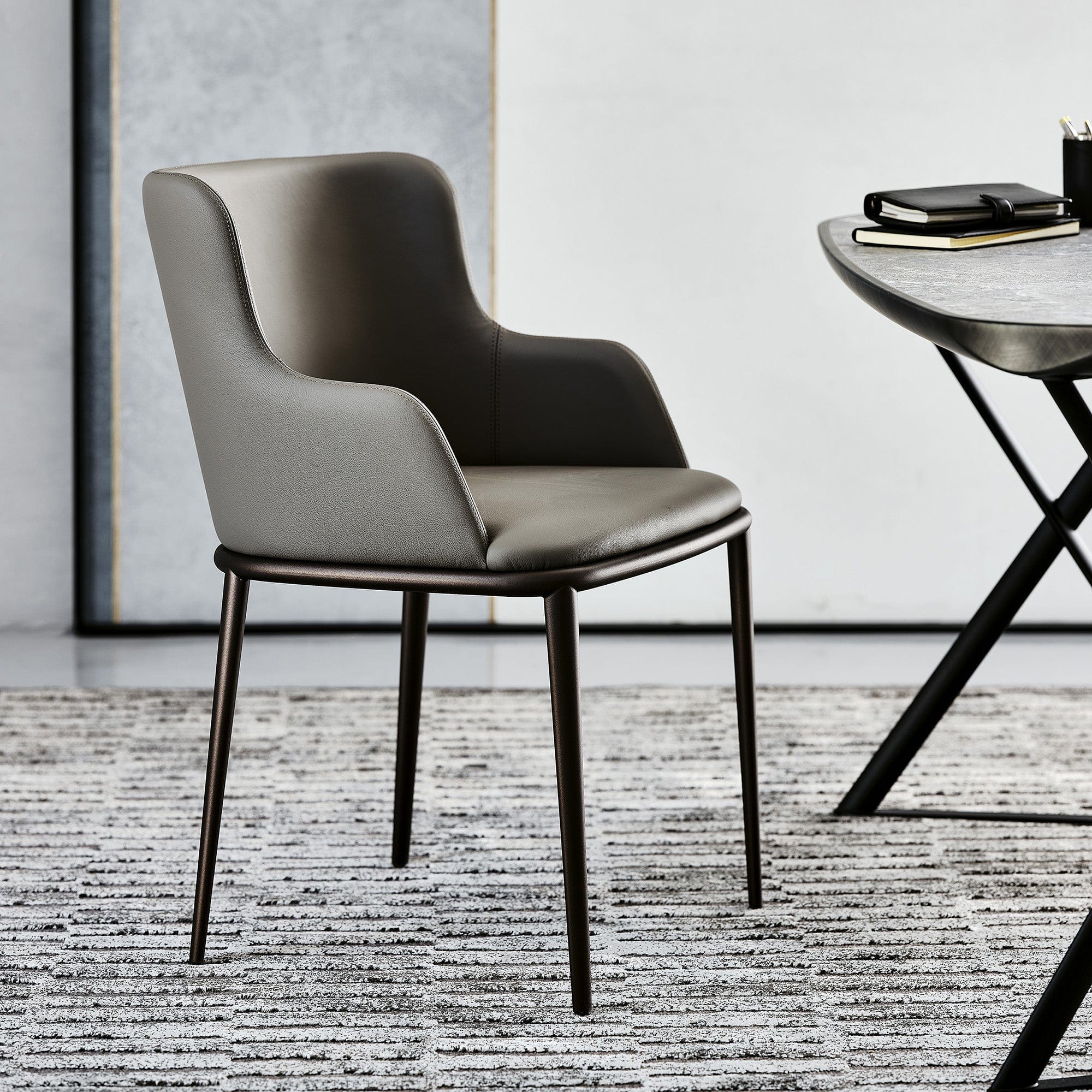 Cattelan Italia Magda - Dining Armchair, Synthetic Leather