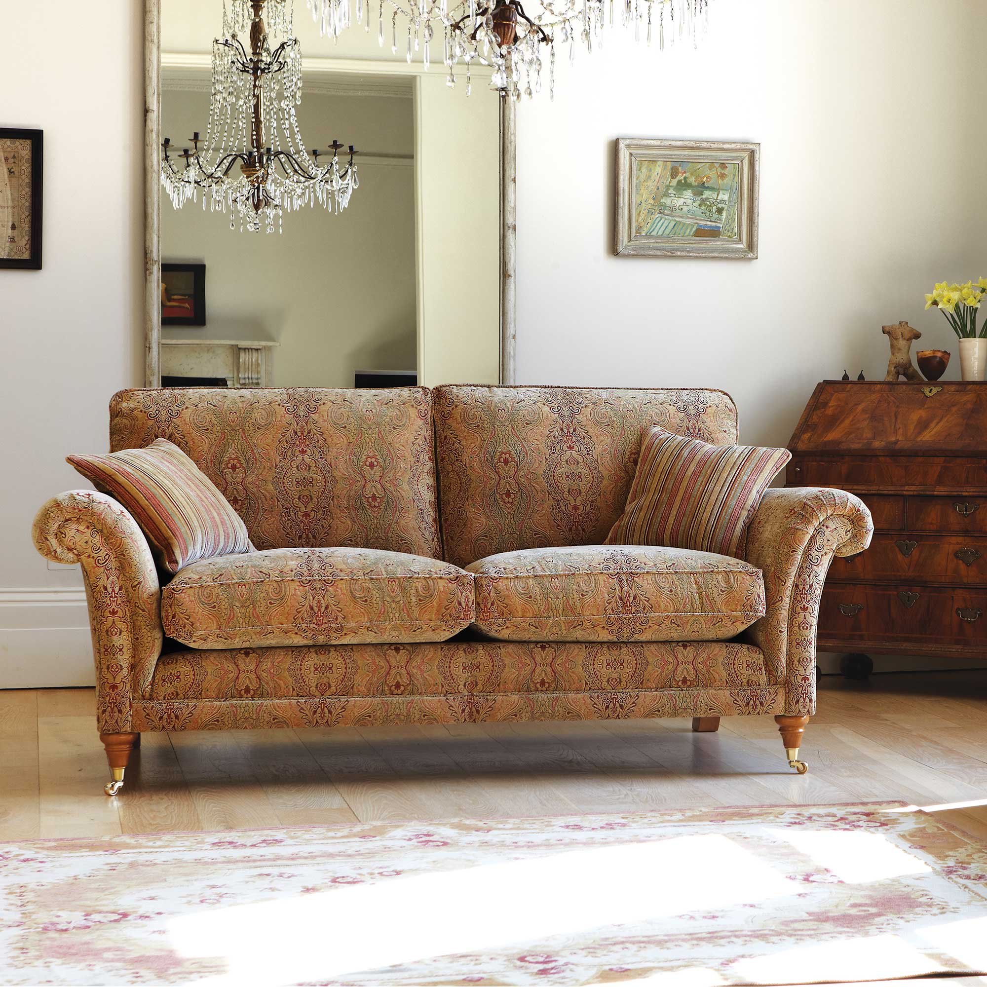 Parker Knoll Burghley - Large 2 Seat Sofa, Fabric